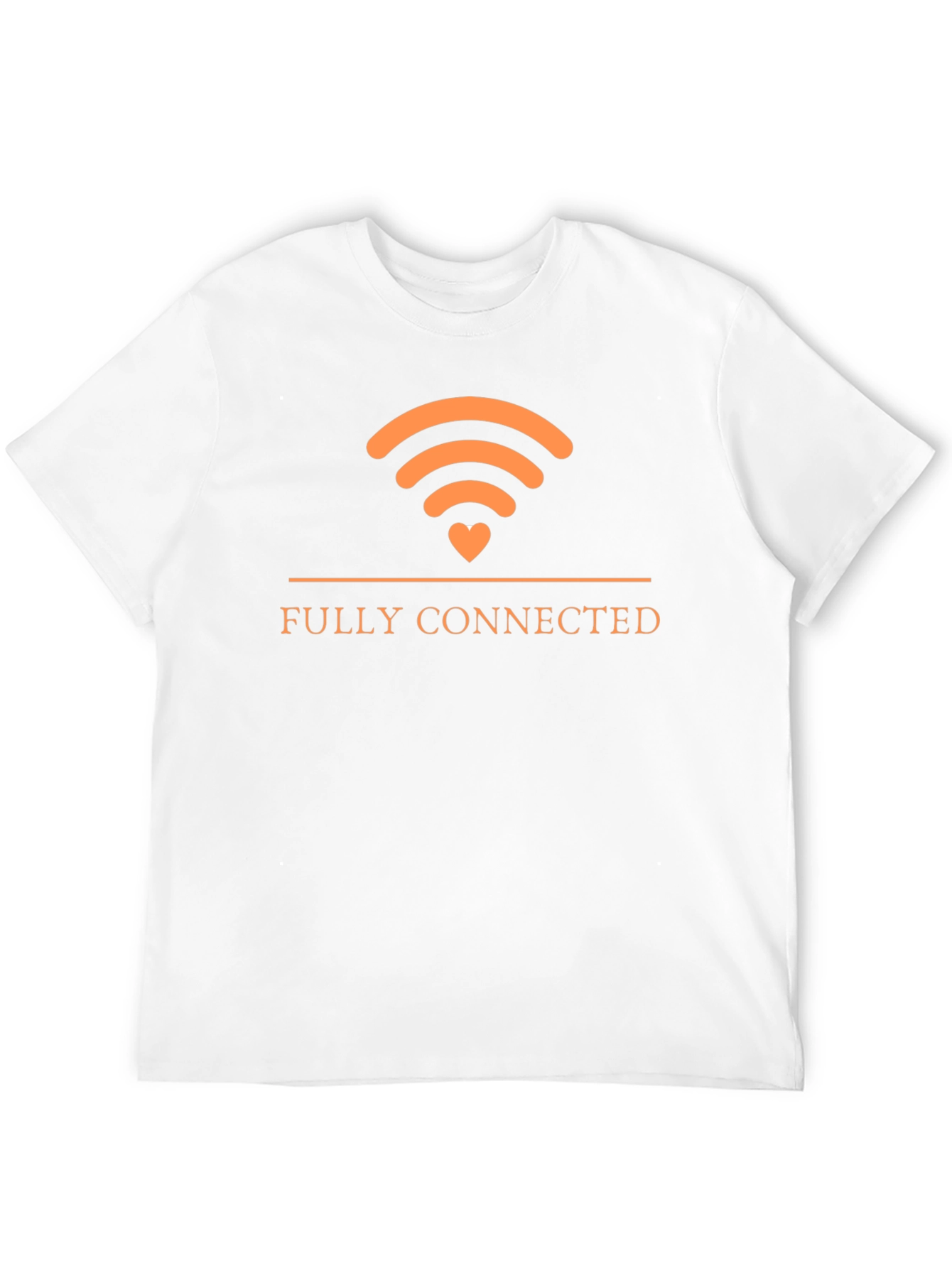 Fully Connected T-Shirt | WIFI Heart Design
