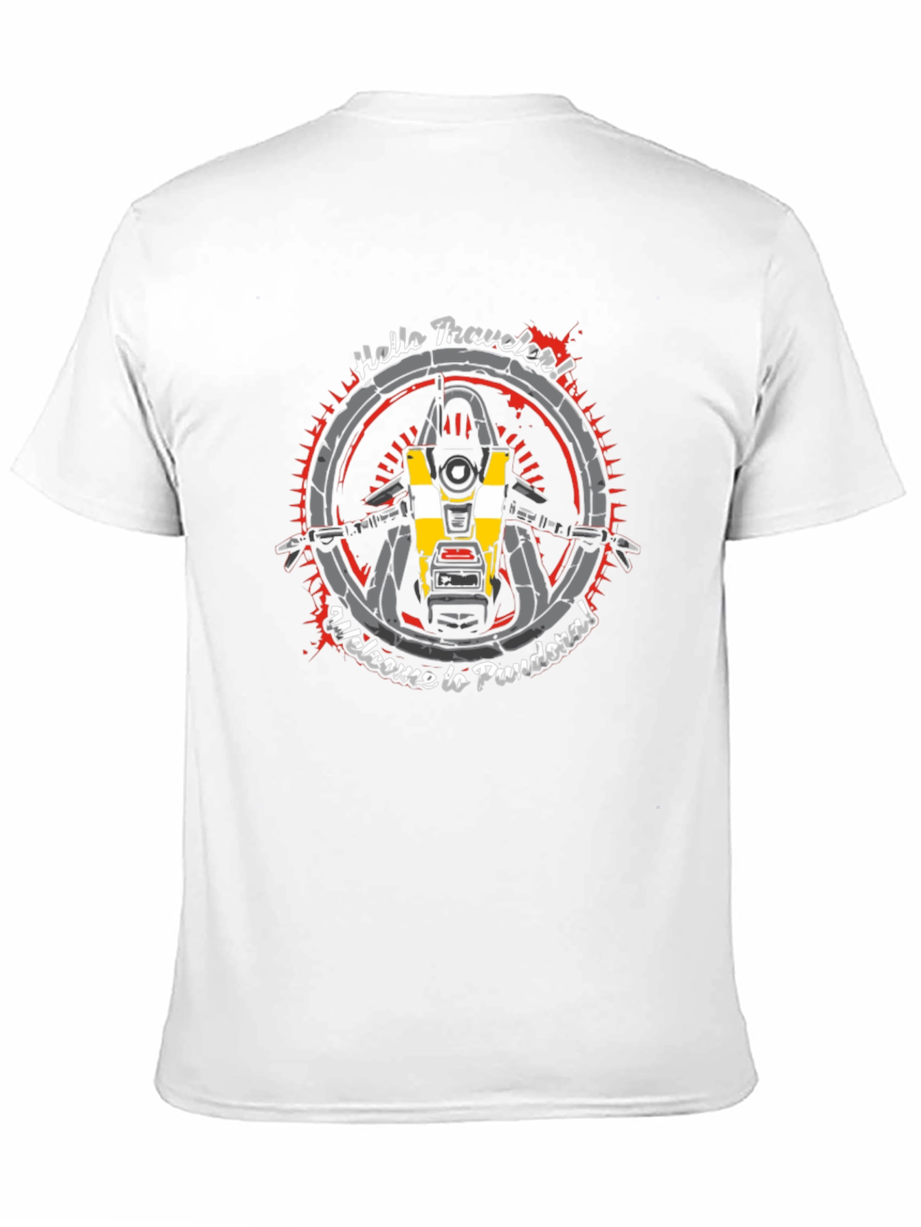 Borderlands CL4P-TP T-Shirt - Hello Traveler!