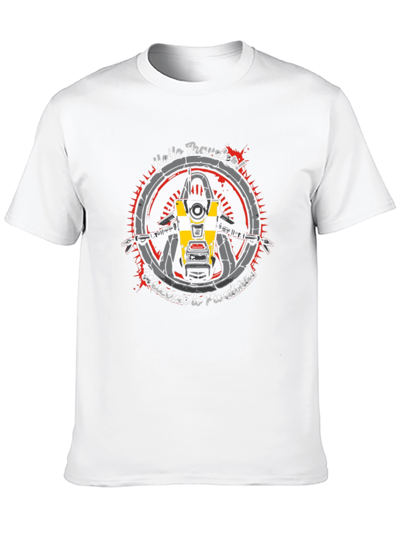 Borderlands CL4P-TP T-Shirt - Hello Traveler!