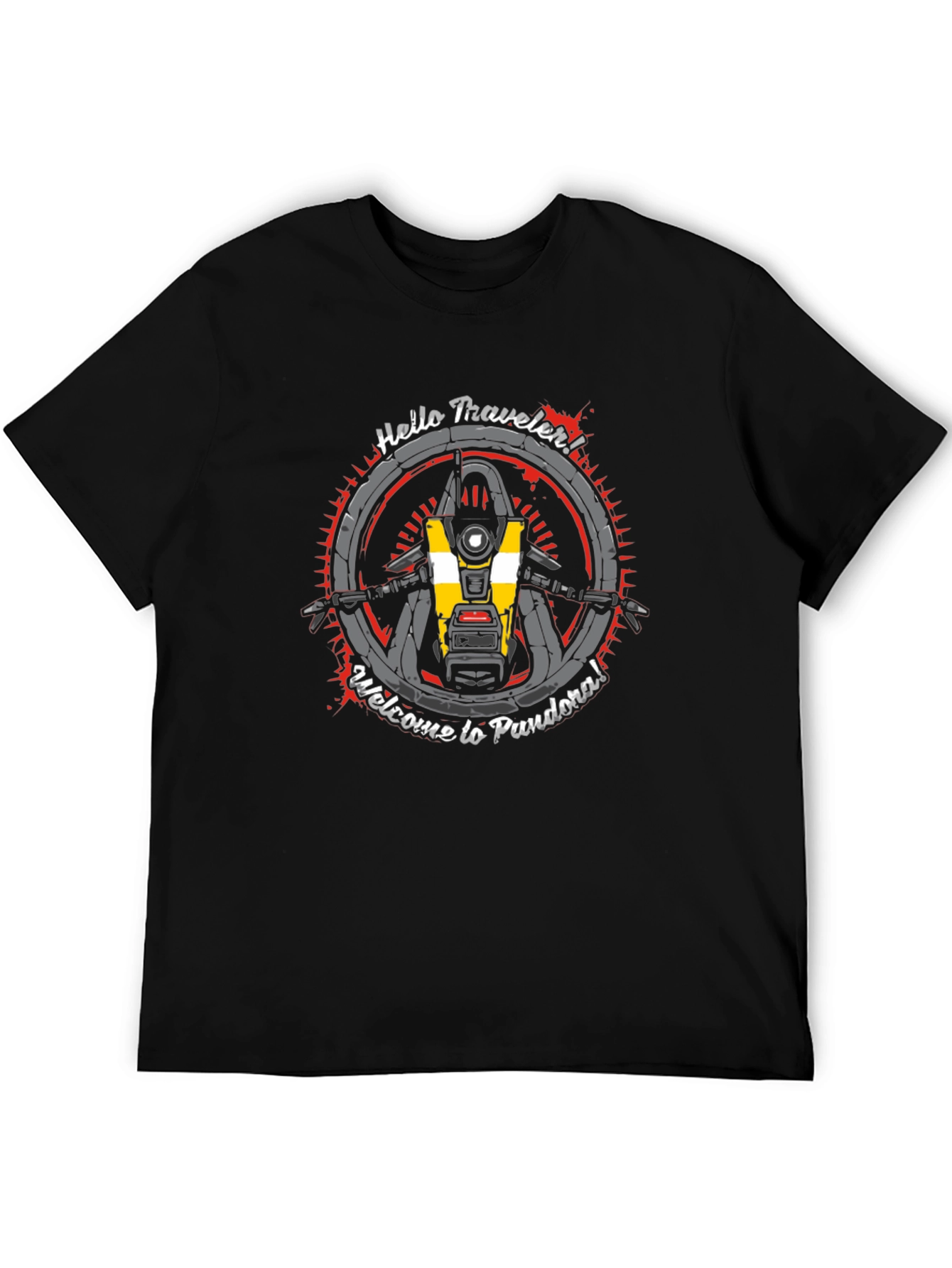 Borderlands CL4P-TP T-Shirt - Hello Traveler!