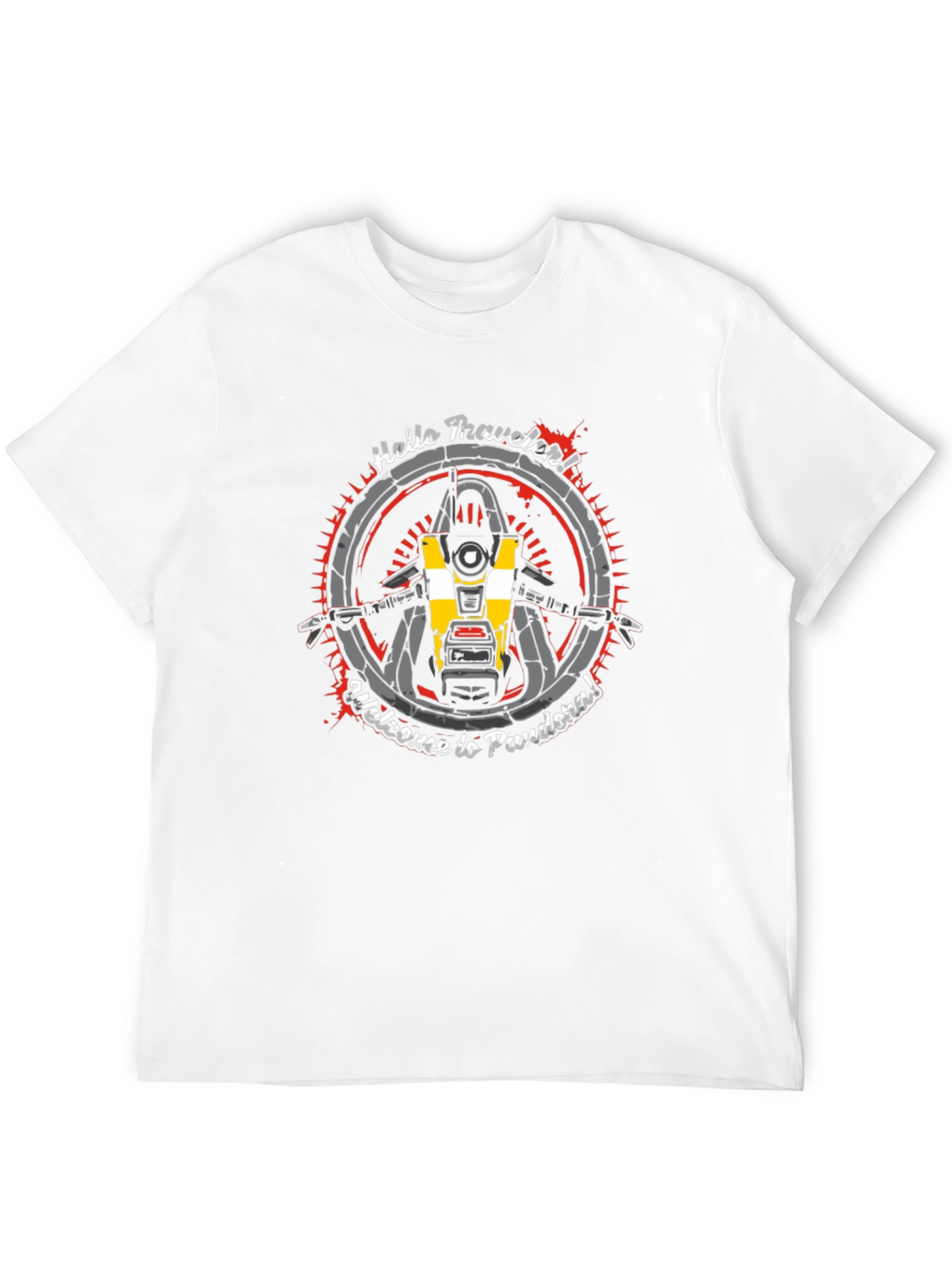 Borderlands CL4P-TP T-Shirt - Hello Traveler!