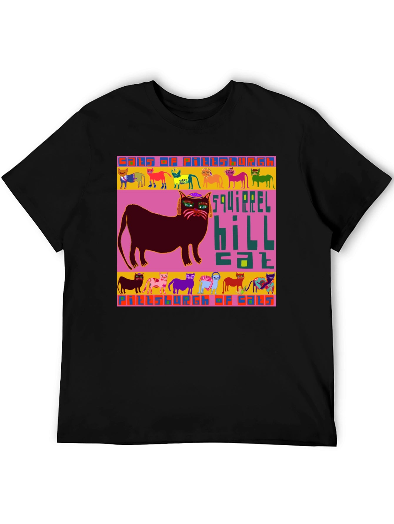 Squirrel Hill Cat T-Shirt