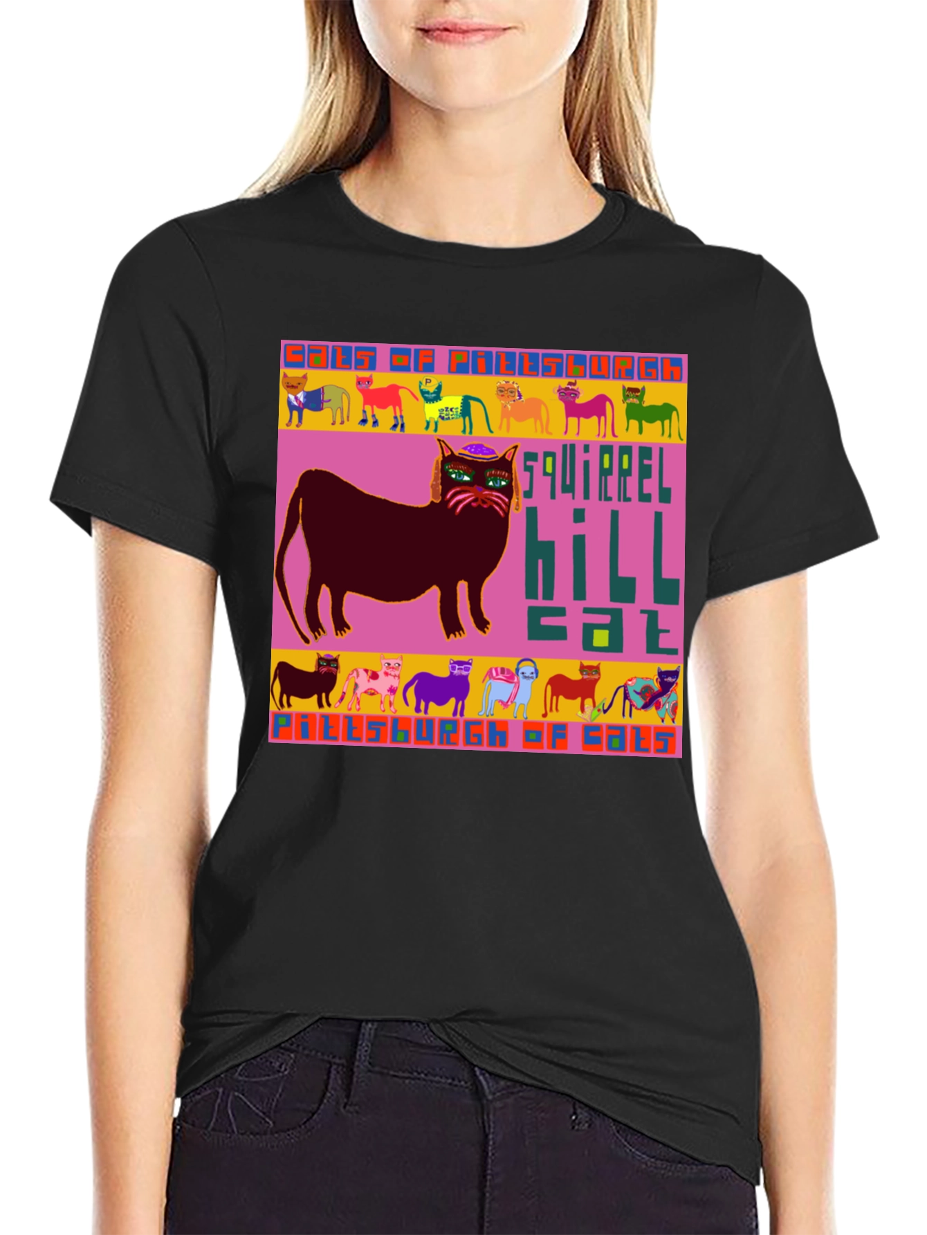 Squirrel Hill Cat T-Shirt