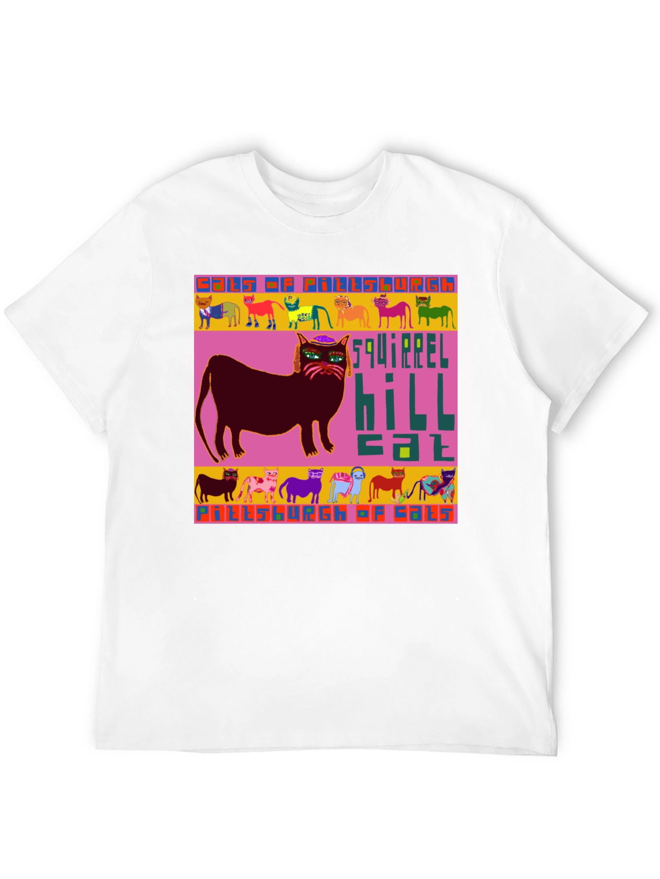 Squirrel Hill Cat T-Shirt