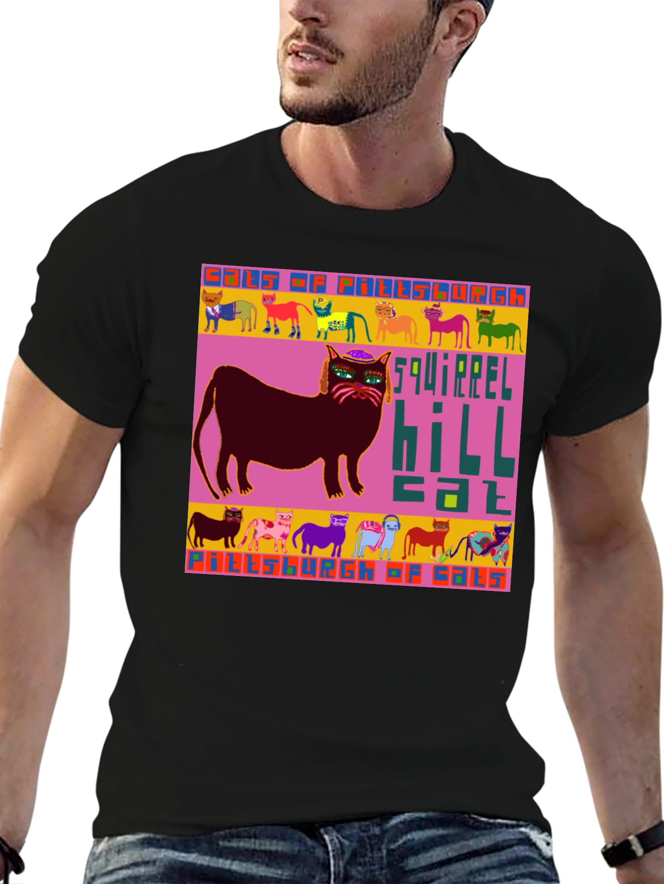 Squirrel Hill Cat T-Shirt