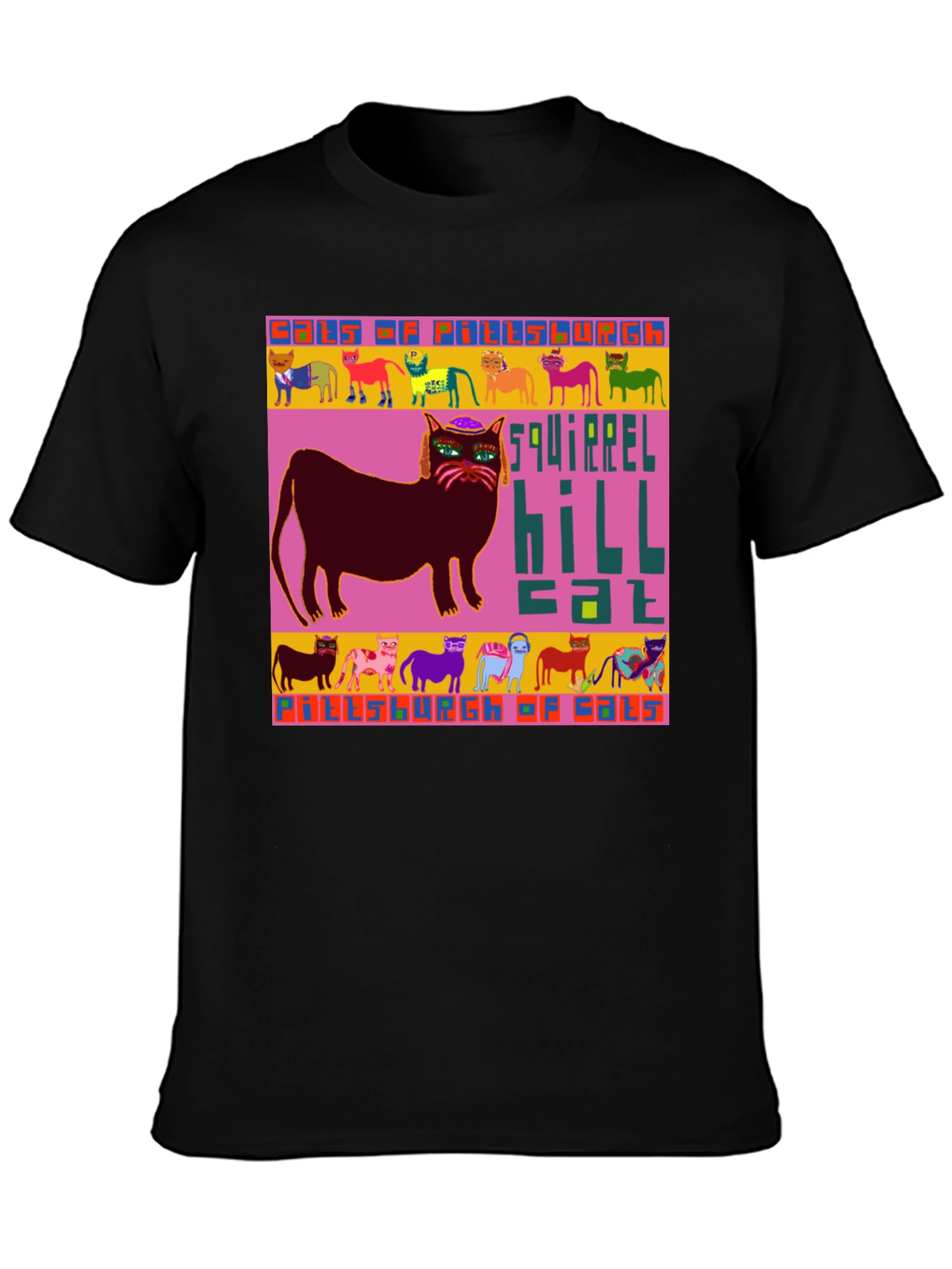Squirrel Hill Cat T-Shirt