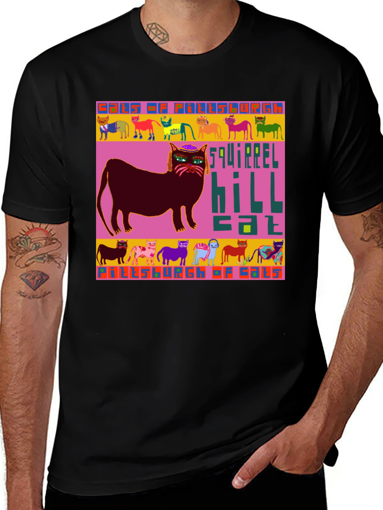 Squirrel Hill Cat T-Shirt