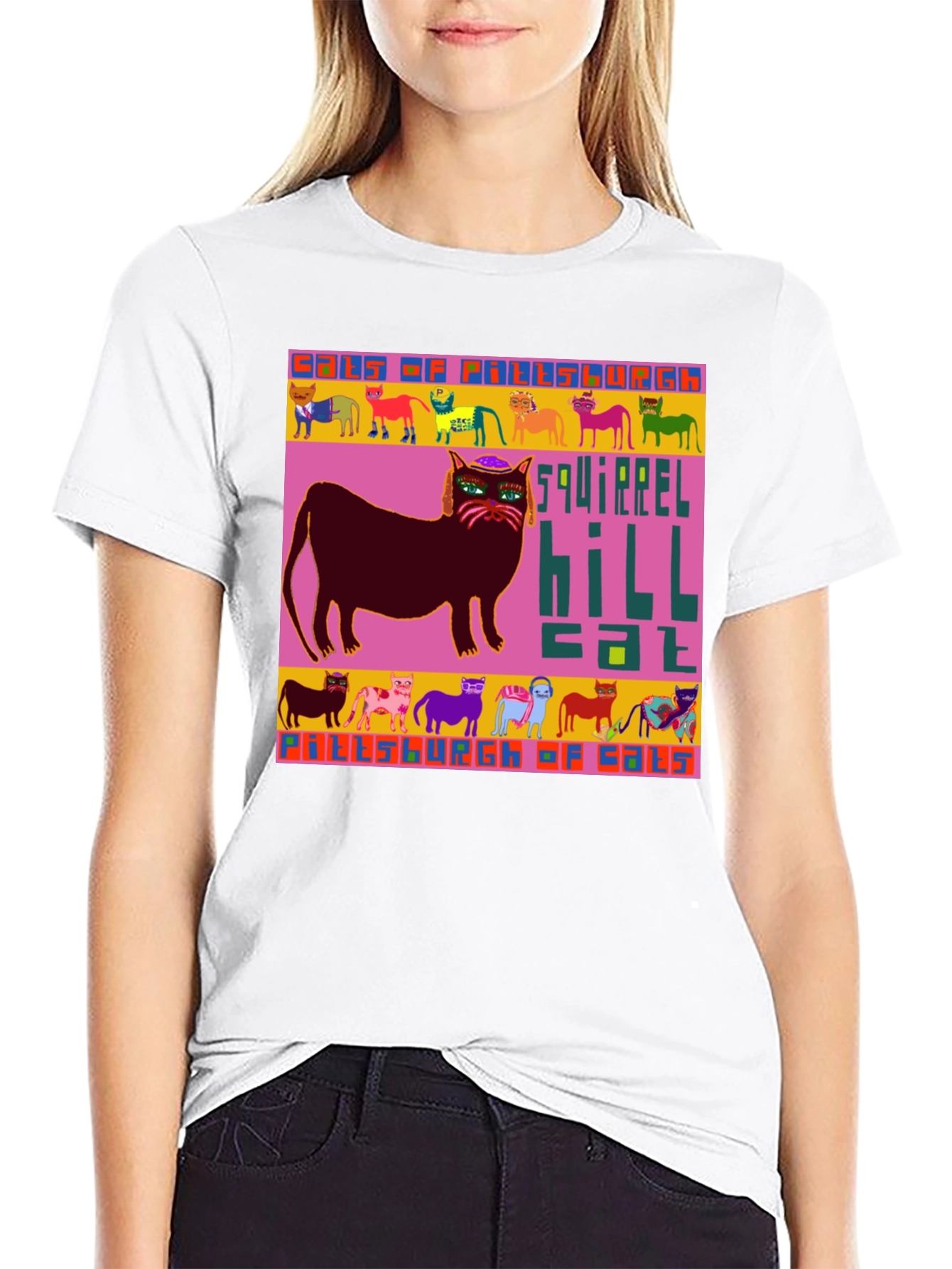 Squirrel Hill Cat T-Shirt