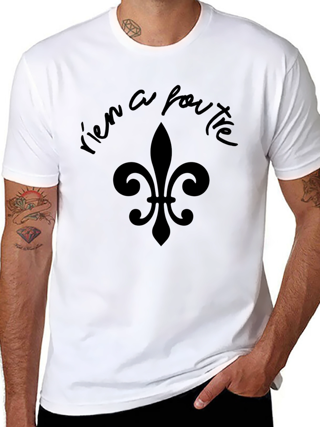 Rien a Foutre Fleur de Lis Graphic Tee
