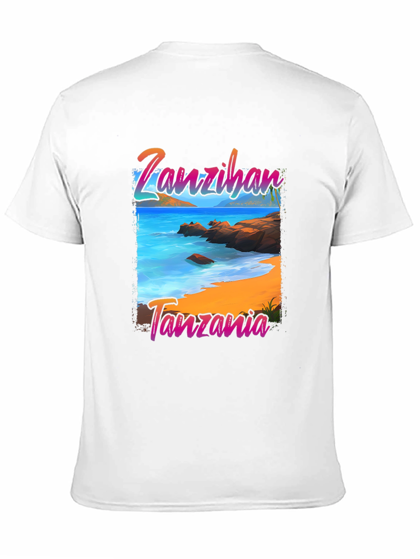 Zanzibar Tanzania Beach Graphic T-Shirt