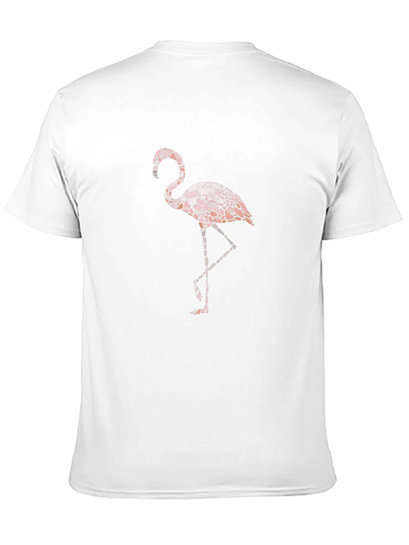 Flamingo Graphic Print Black T-Shirt