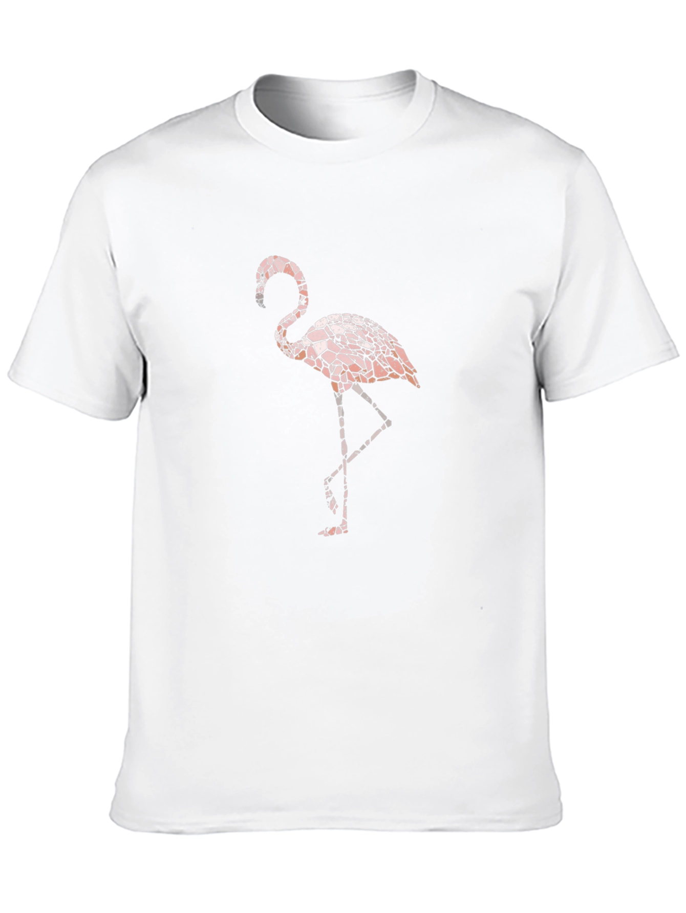 Flamingo Graphic Print Black T-Shirt