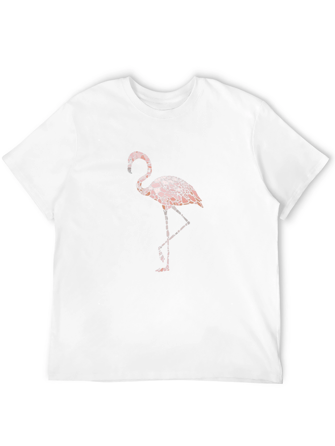 Flamingo Graphic Print Black T-Shirt