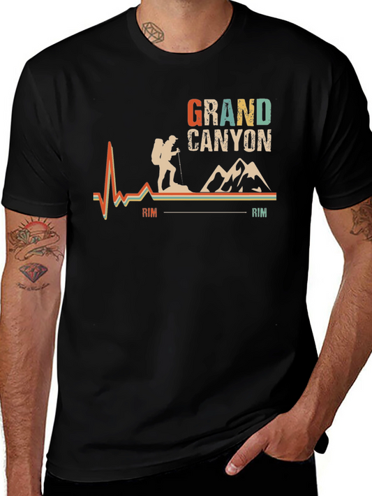 Grand Canyon Hiker Graphic Tee - Black