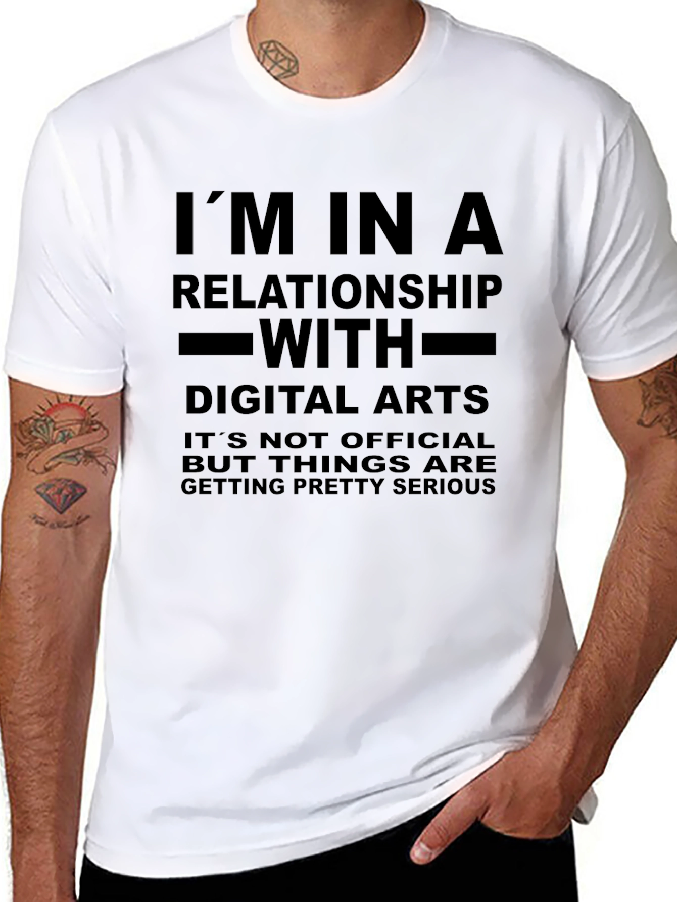 Digital Arts Relationship Graphic T-Shirt