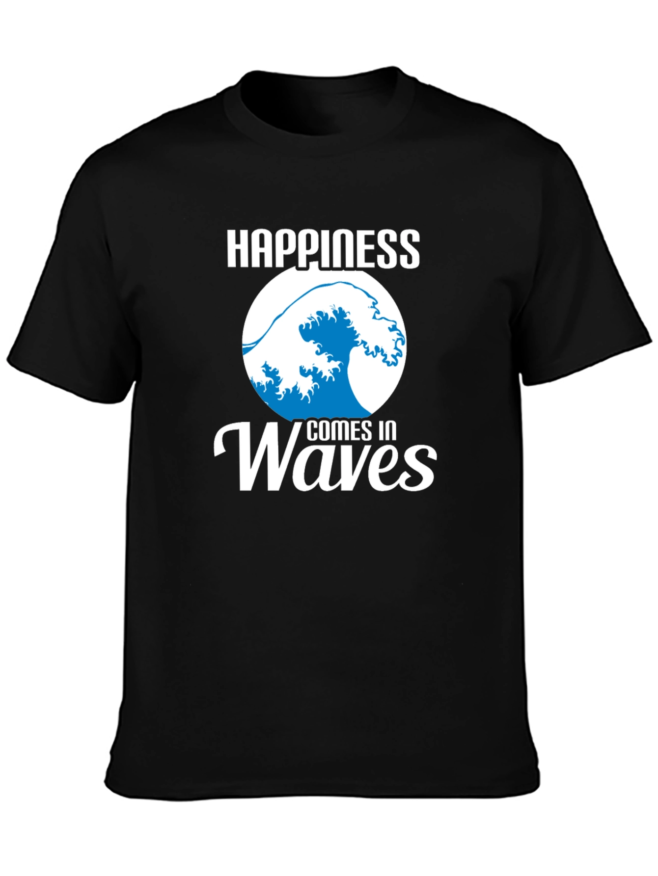 Happiness Comes in Waves Graphic Tee