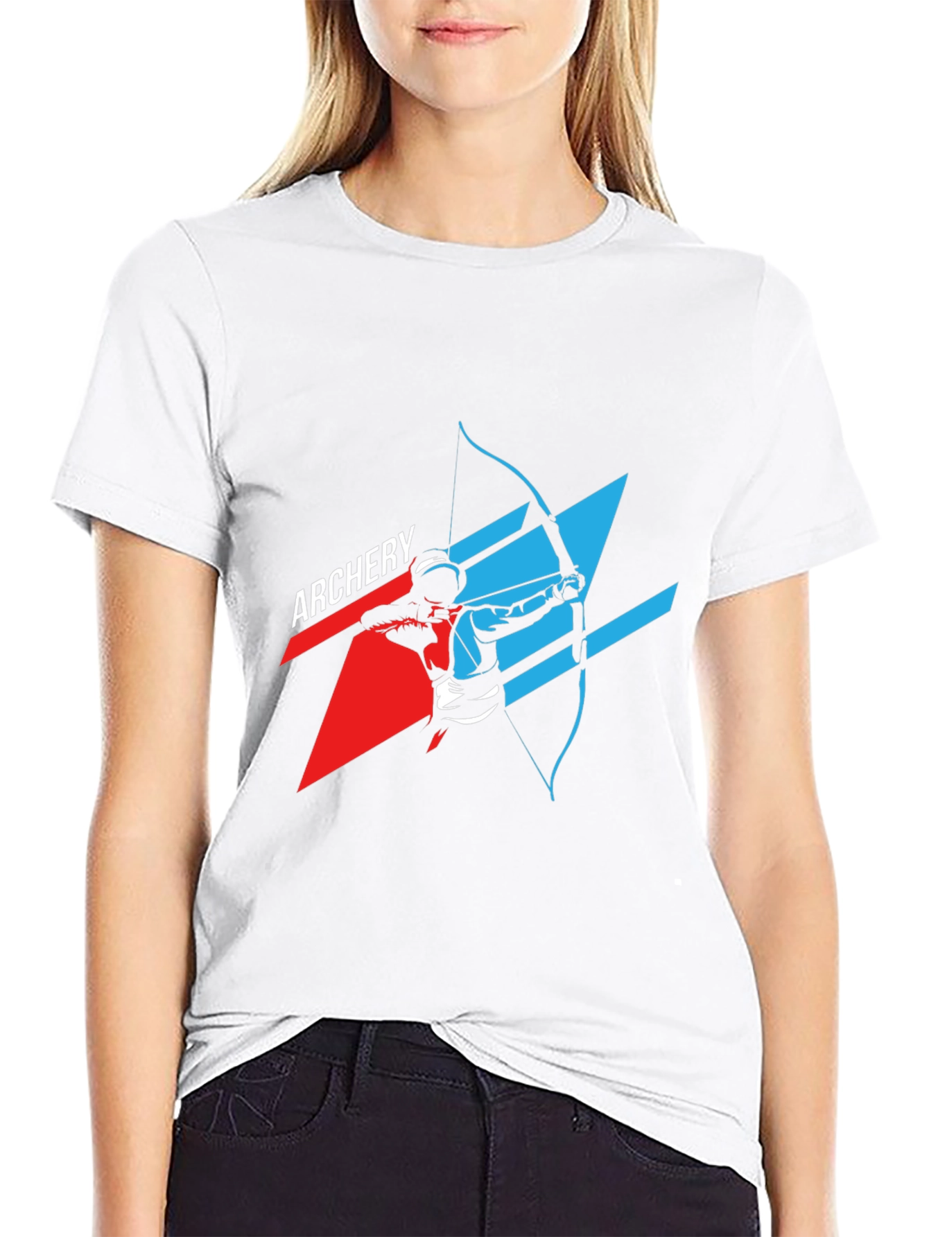 Archery Graphic Tee - Black Casual Shirt