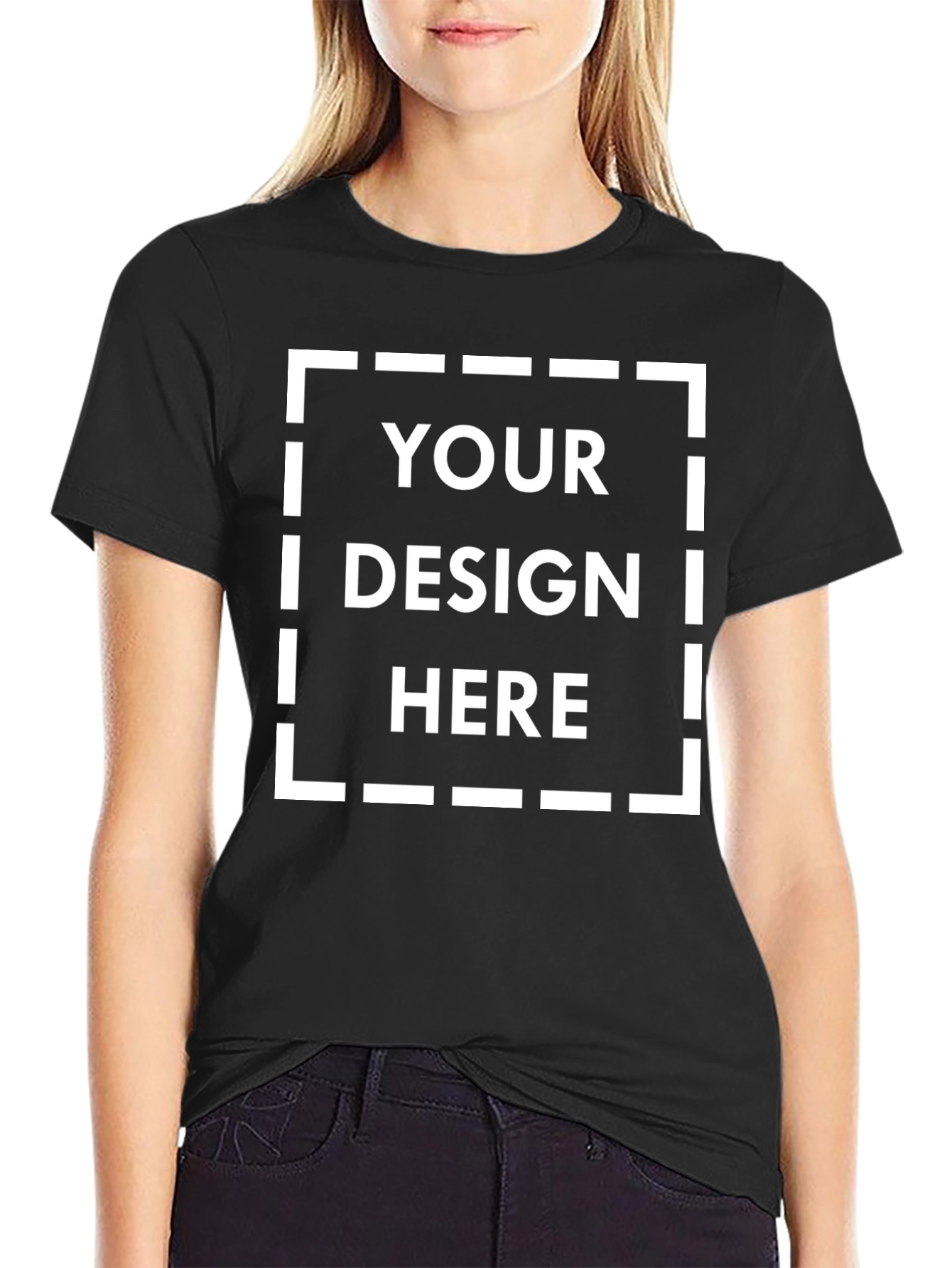 Customizable Black Unisex T-Shirt