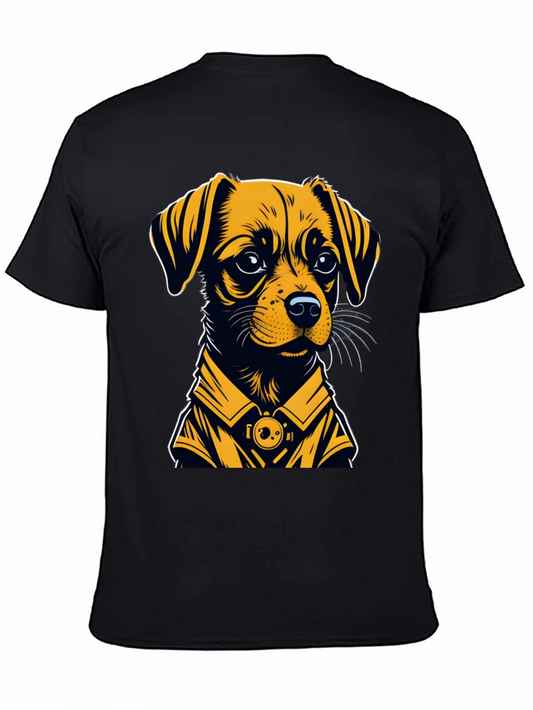 Dog in Suit Graphic Tee - Cool Pet Design