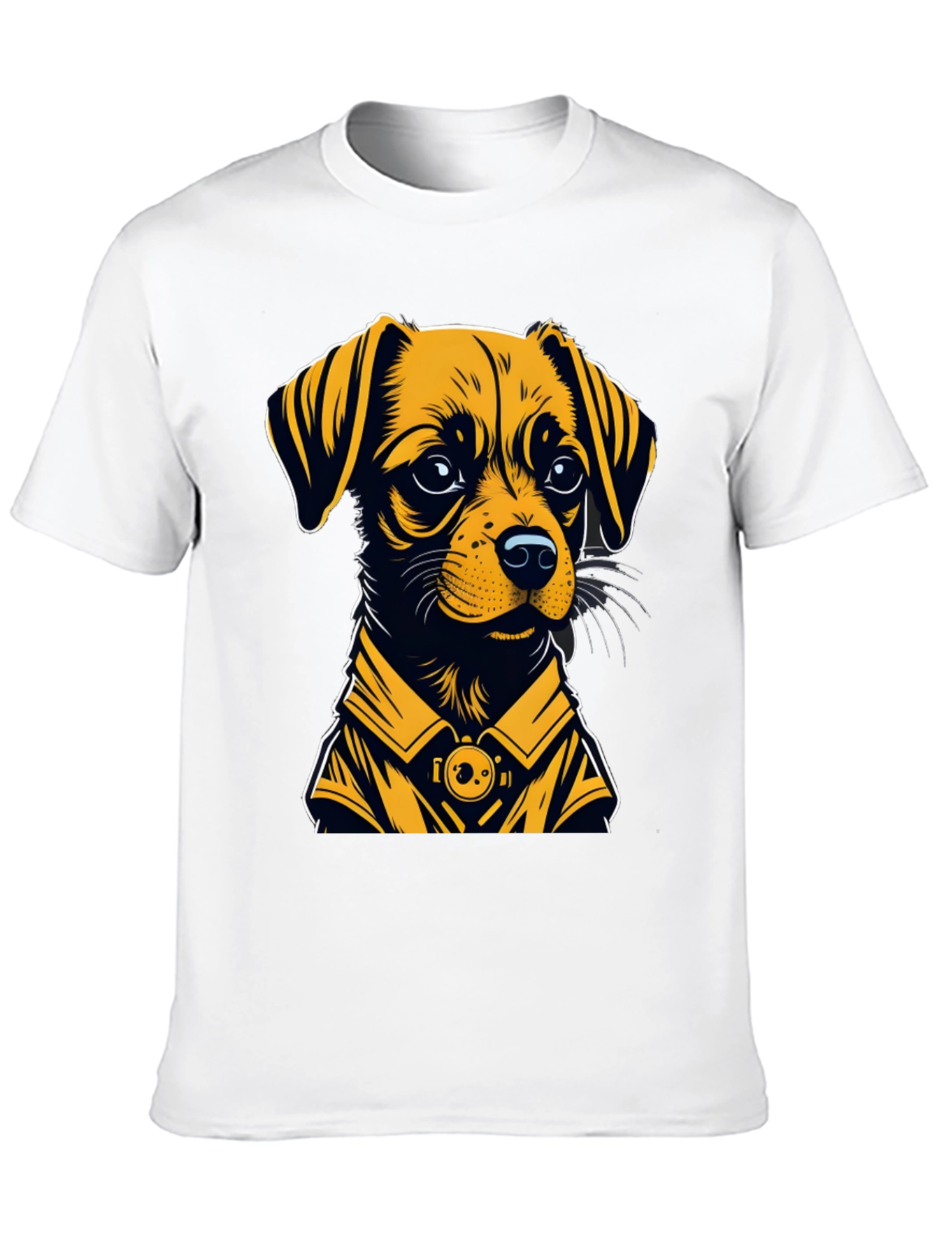 Dog in Suit Graphic Tee - Cool Pet Design