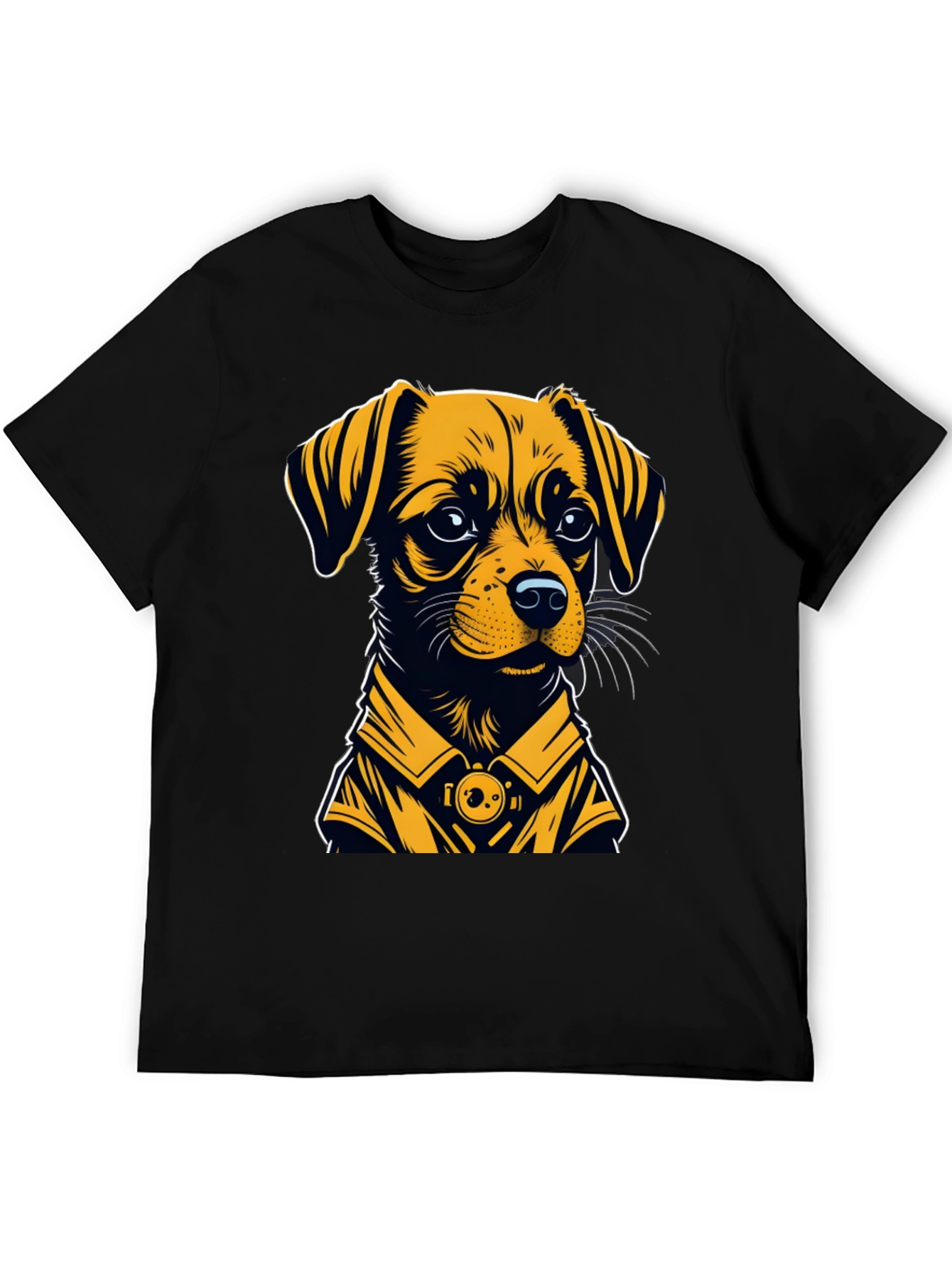 Dog in Suit Graphic Tee - Cool Pet Design
