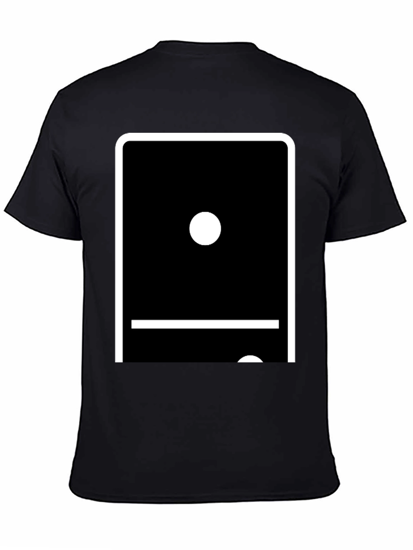 Domino Double Blank T-Shirt - Unique Graphic Tee