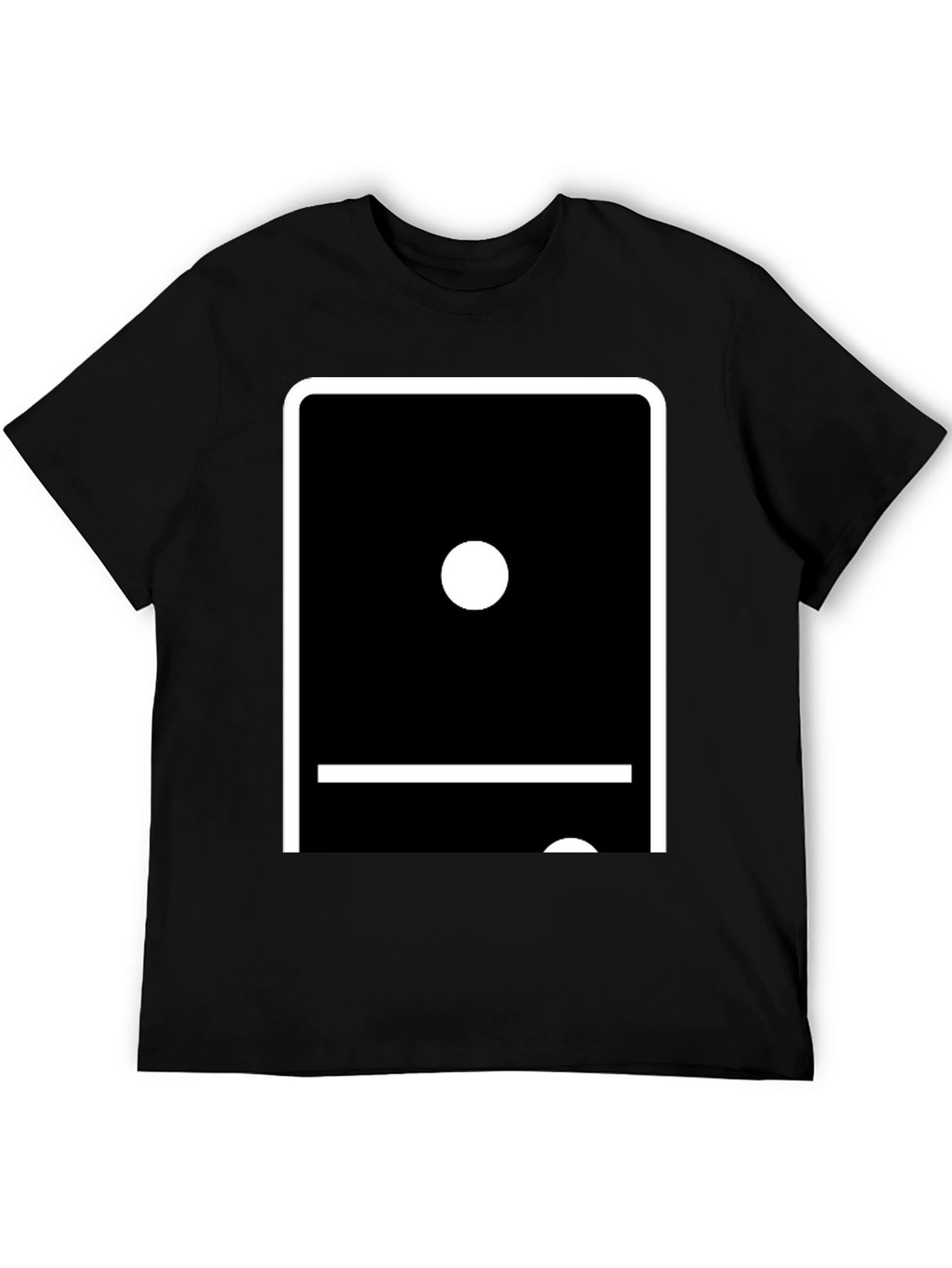 Domino Double Blank T-Shirt - Unique Graphic Tee