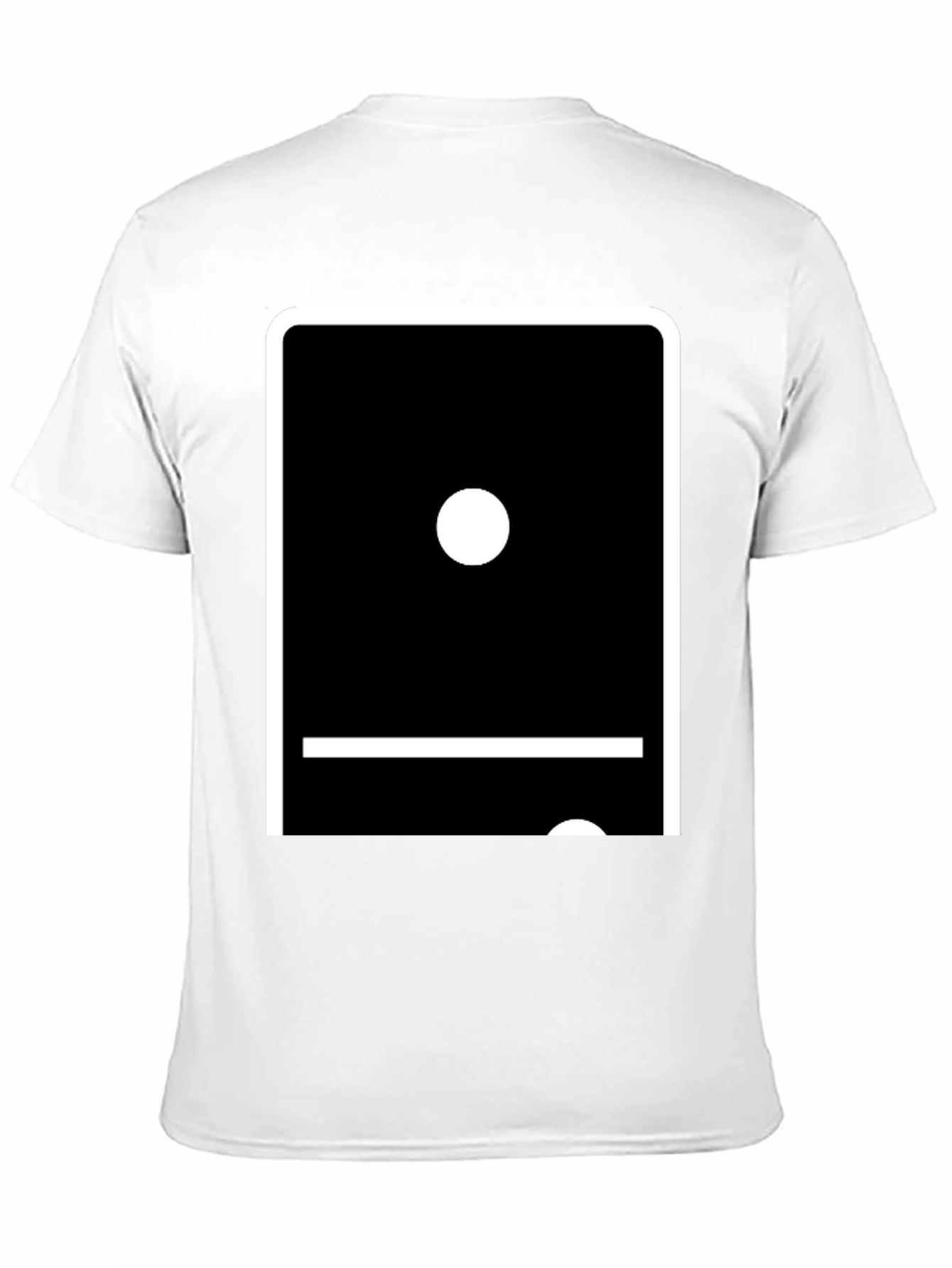 Domino Double Blank T-Shirt - Unique Graphic Tee