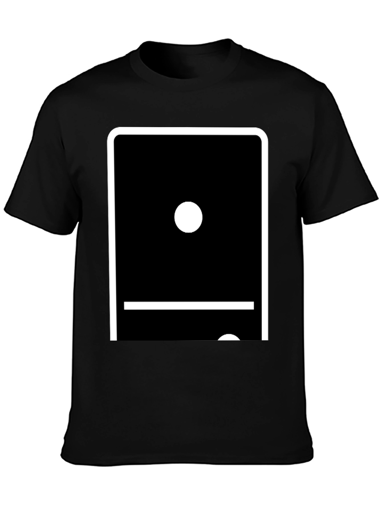 Domino Double Blank T-Shirt - Unique Graphic Tee