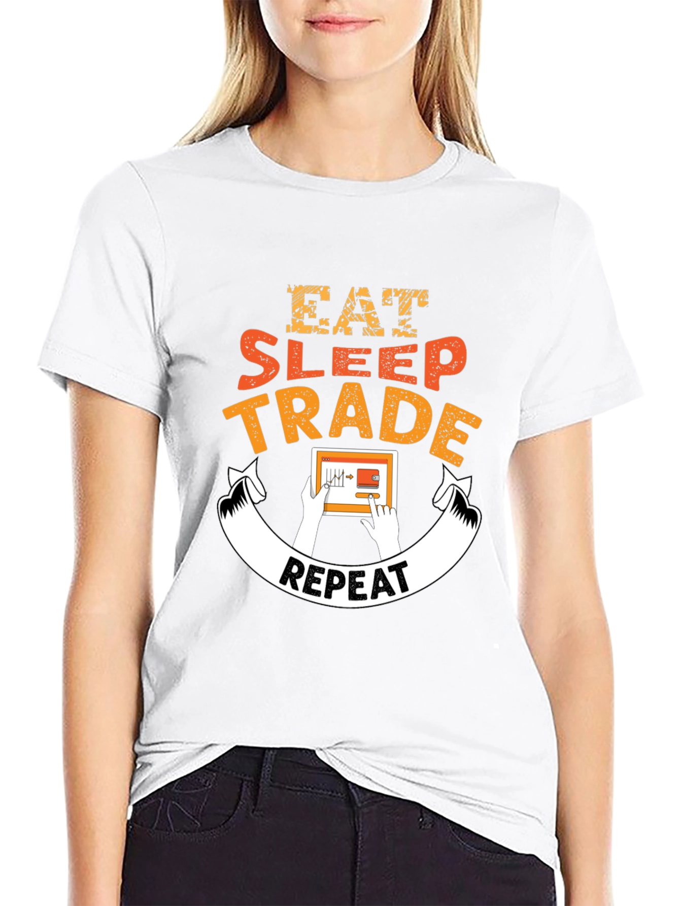 Eat Sleep Trade Repeat T-Shirt - Traders Life