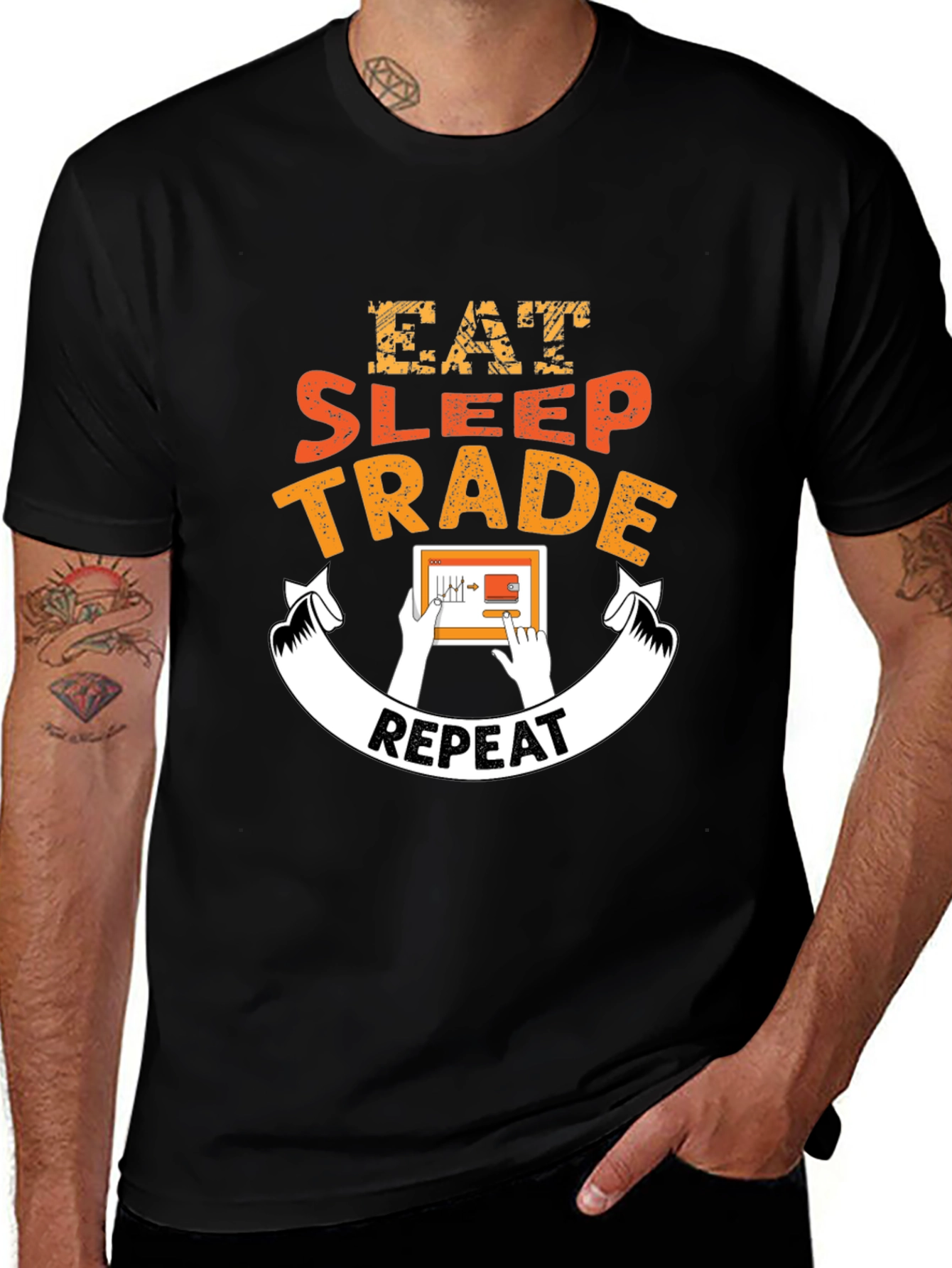 Eat Sleep Trade Repeat T-Shirt - Traders Life