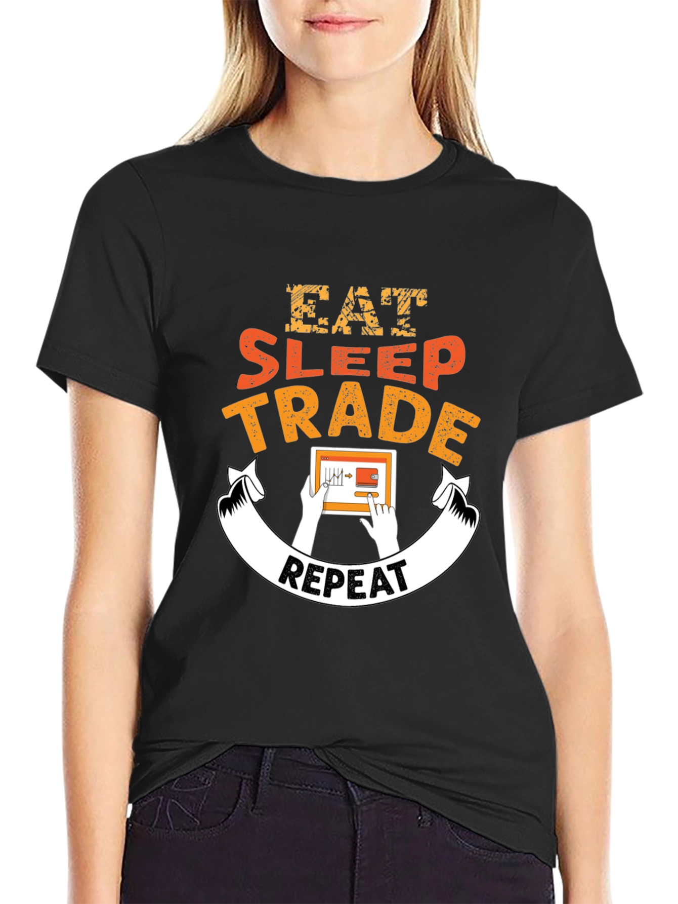 Eat Sleep Trade Repeat T-Shirt - Traders Life