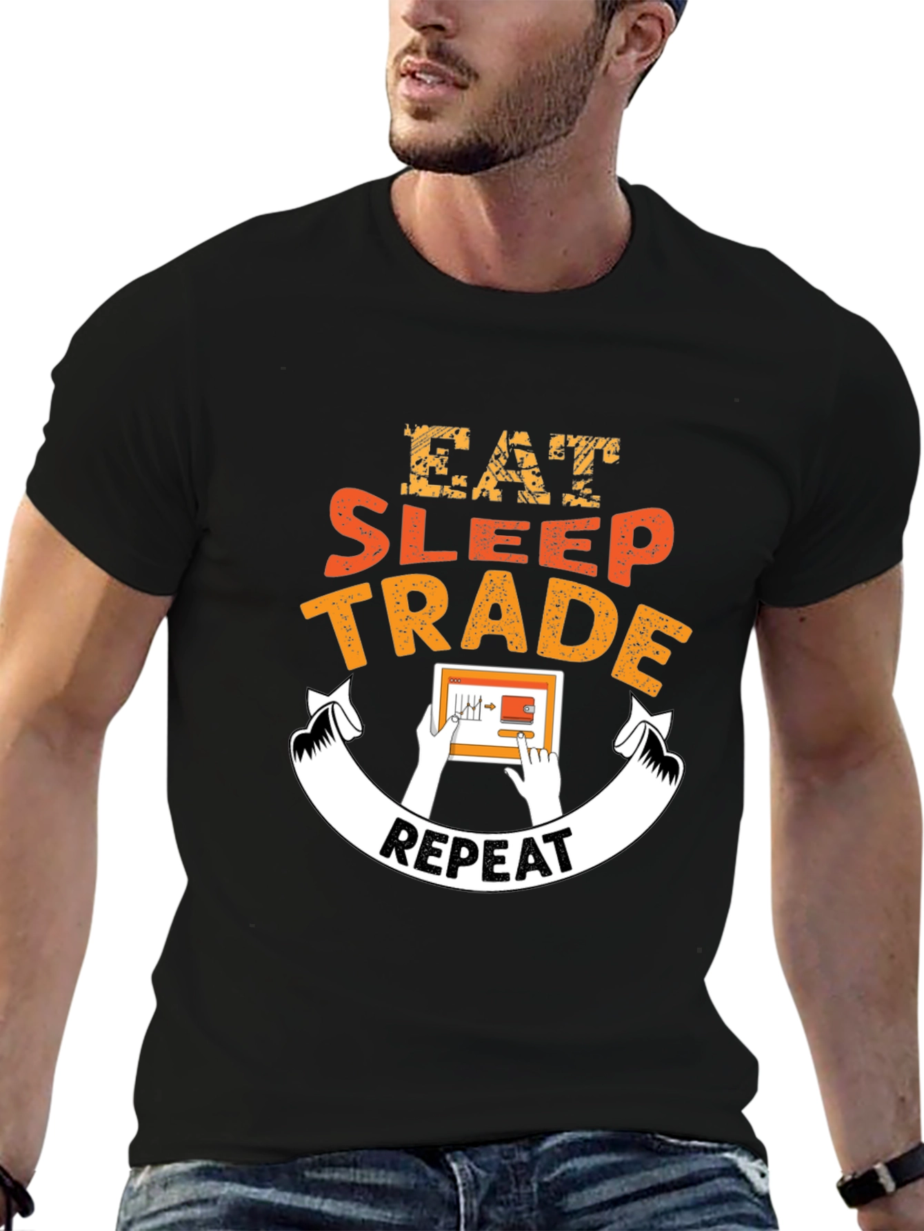 Eat Sleep Trade Repeat T-Shirt - Traders Life