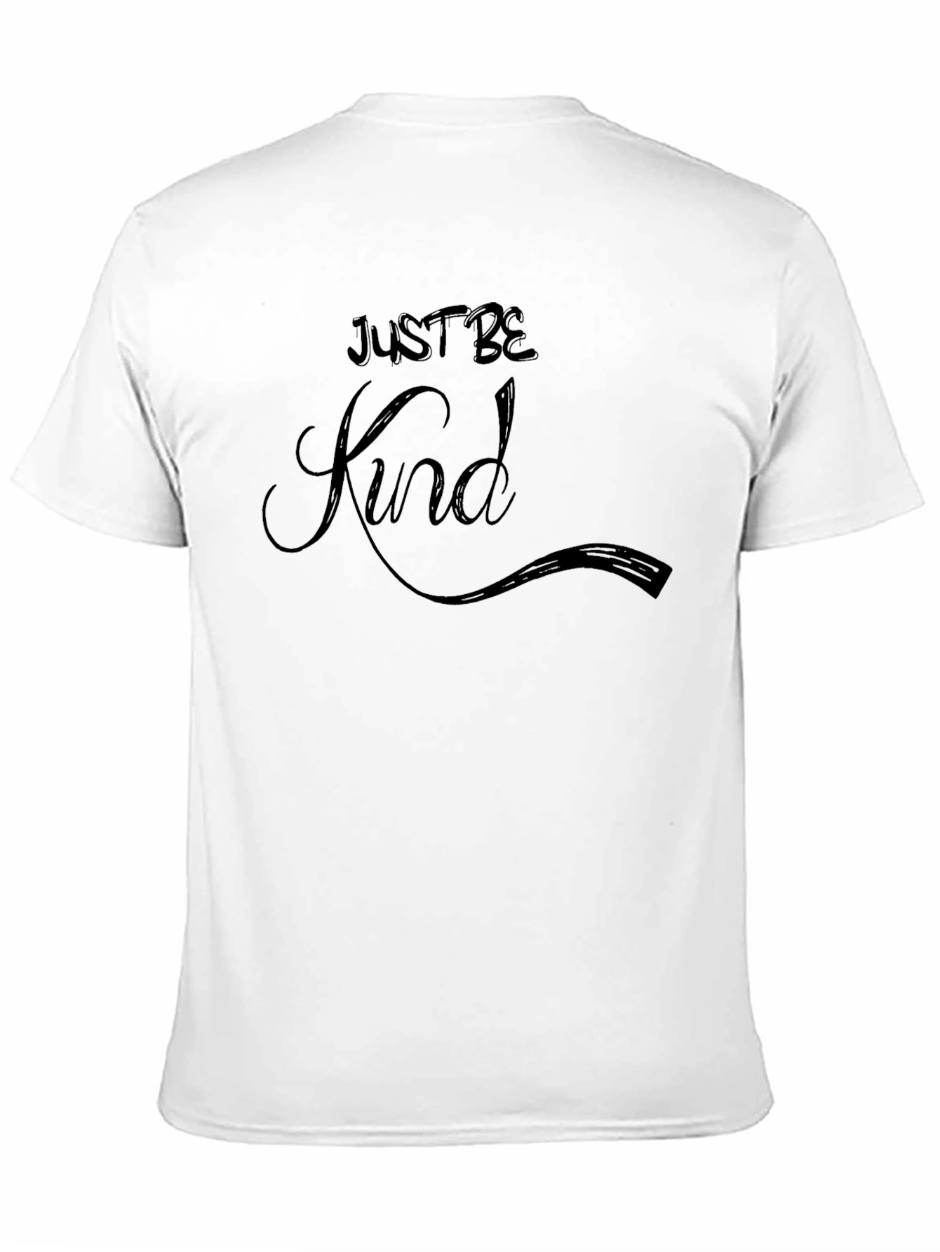 Just Be Kind Black T-Shirt - Inspirational Casual Tee