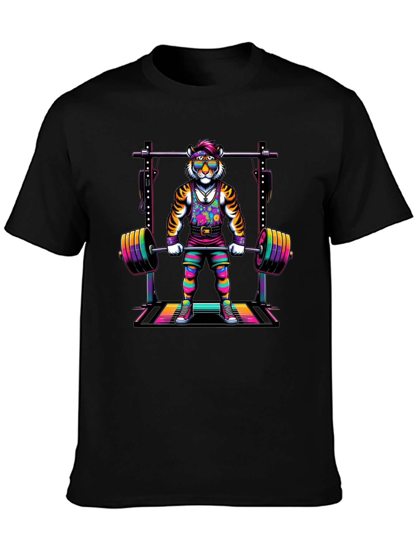 Tiger Gym T-Shirt - Black