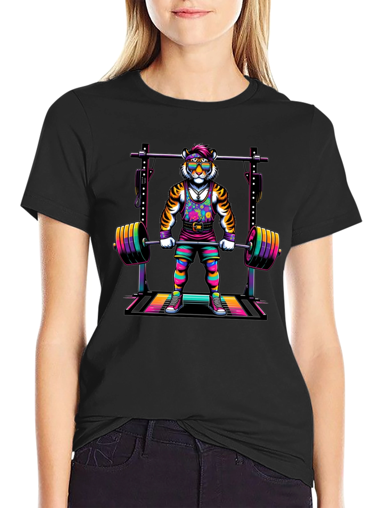 Tiger Gym T-Shirt - Black