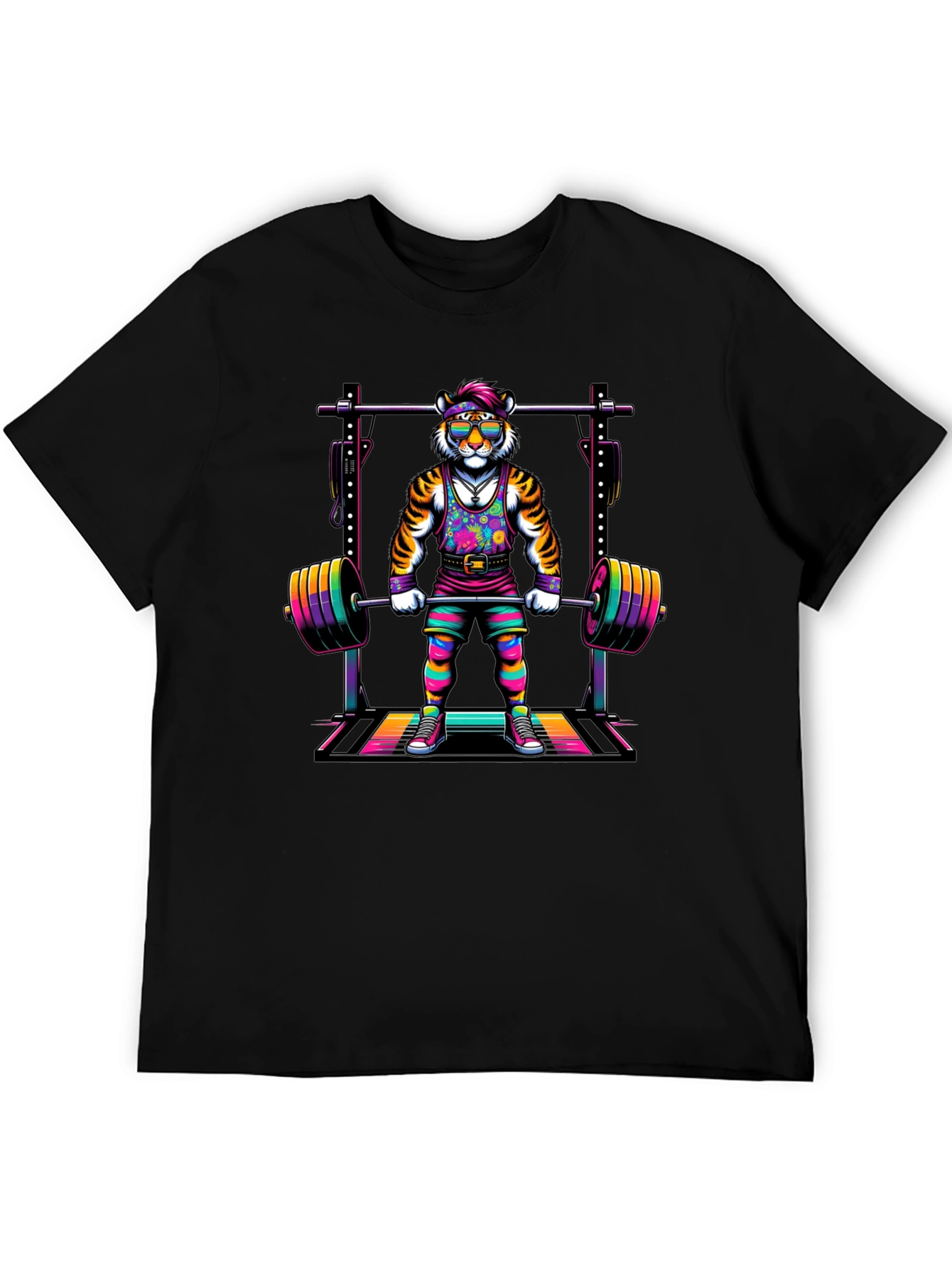 Tiger Gym T-Shirt - Black