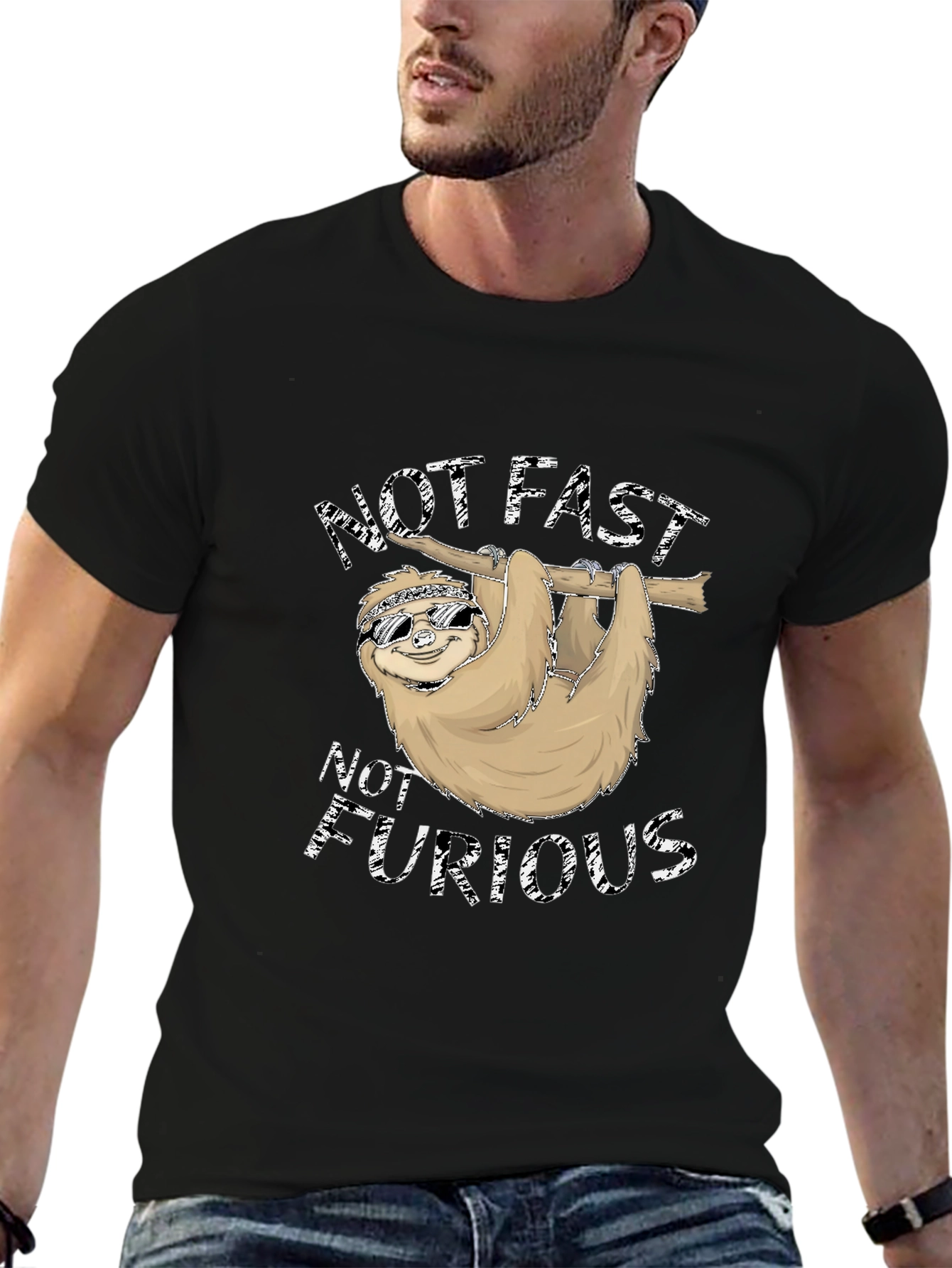 Not Fast Not Furious Sloth T-Shirt