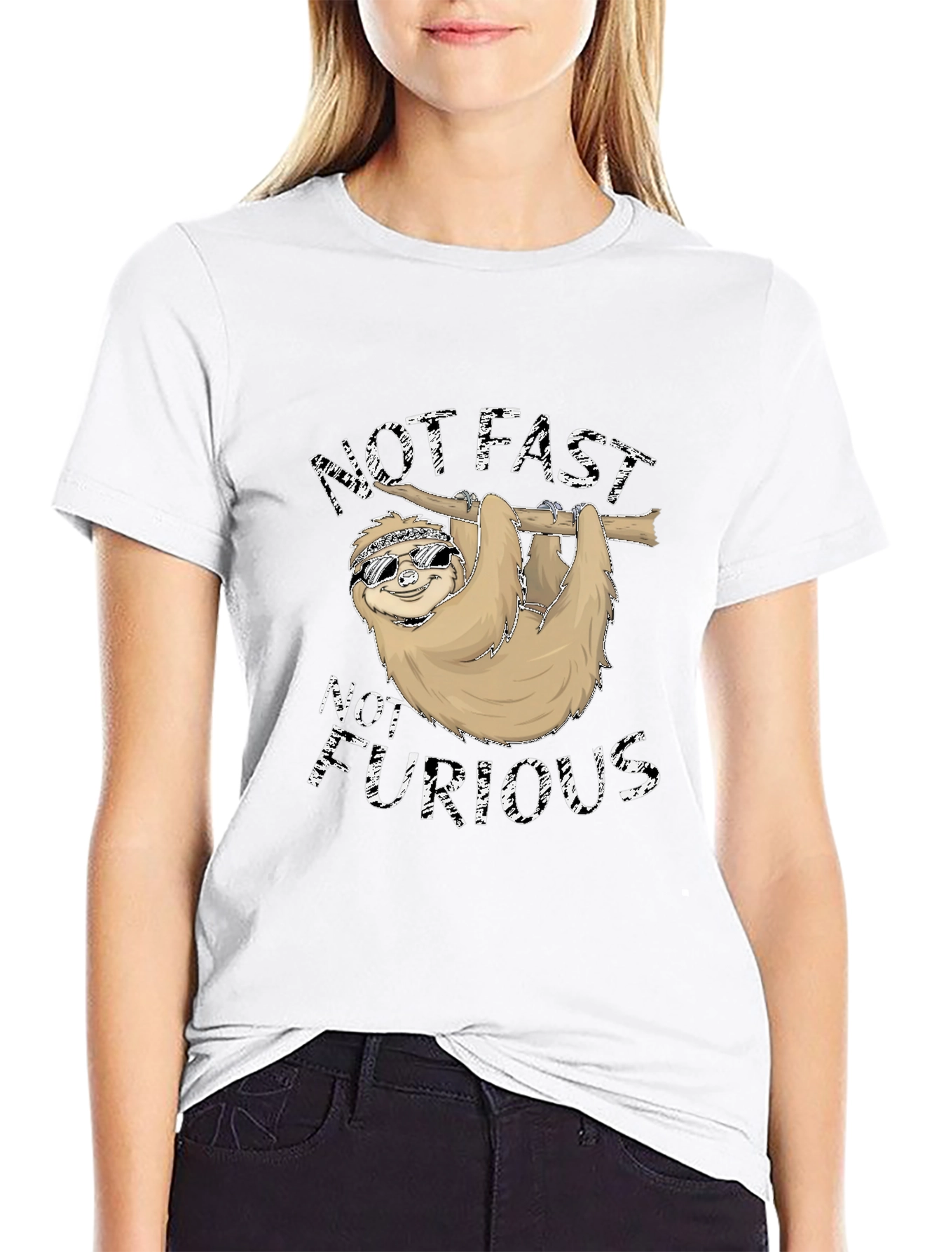 Not Fast Not Furious Sloth T-Shirt
