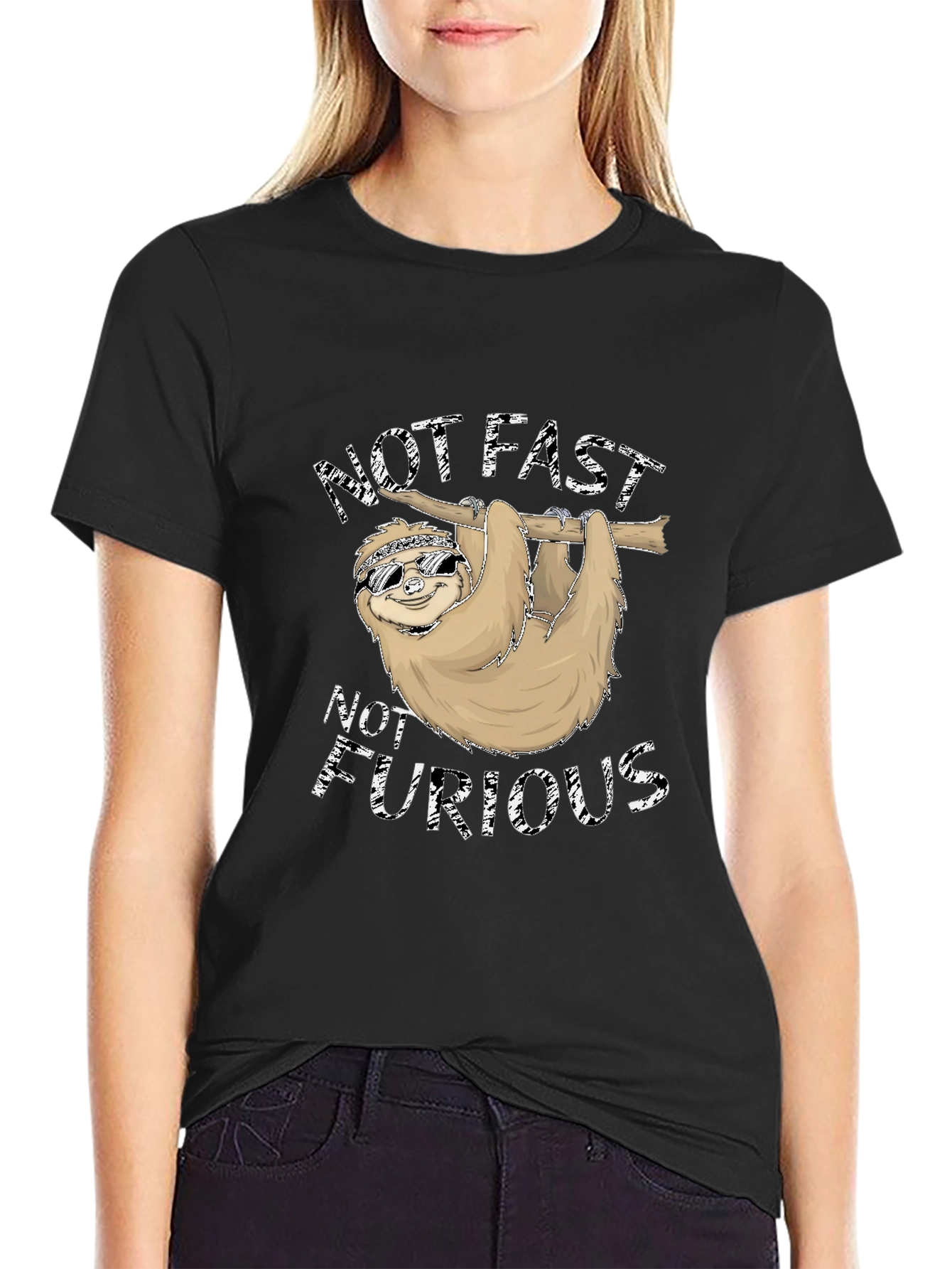 Not Fast Not Furious Sloth T-Shirt