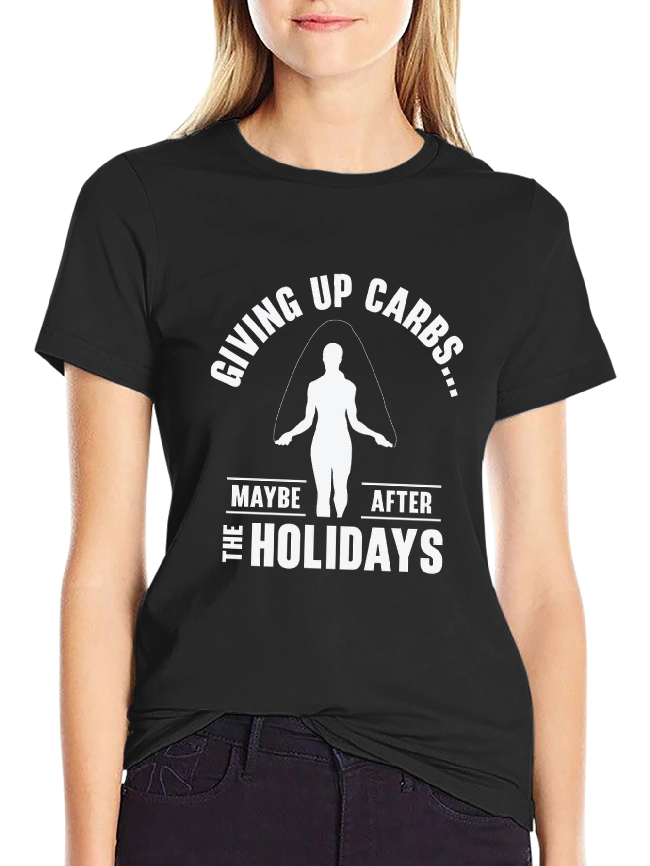 Funny Giving Up Carbs After the Holidays T-Shirt