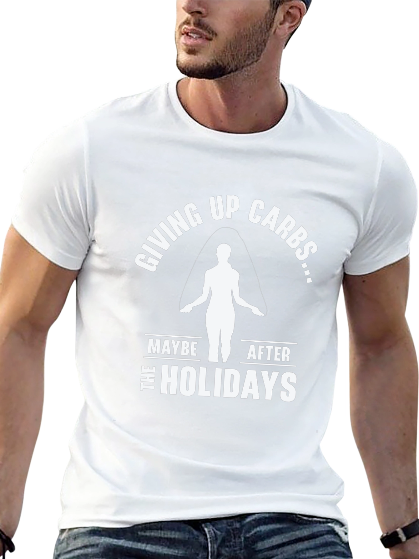Funny Giving Up Carbs After the Holidays T-Shirt