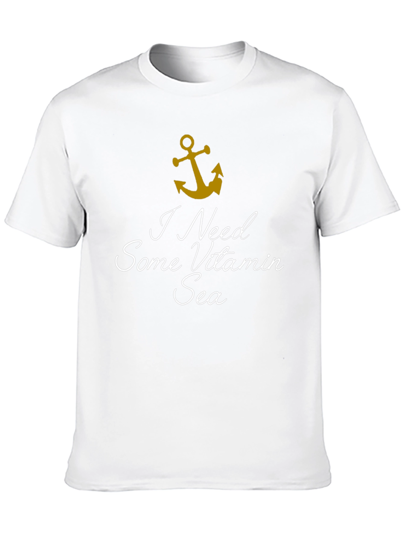 Vitamin Sea Black Cotton T-Shirt