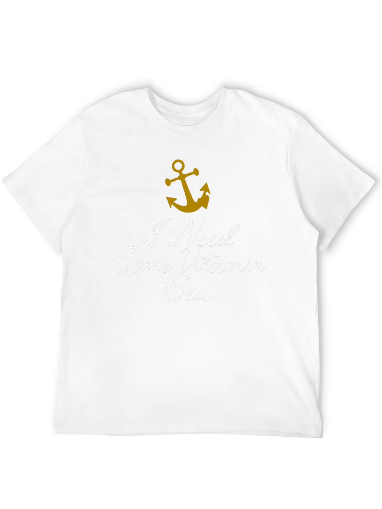 Vitamin Sea Black Cotton T-Shirt