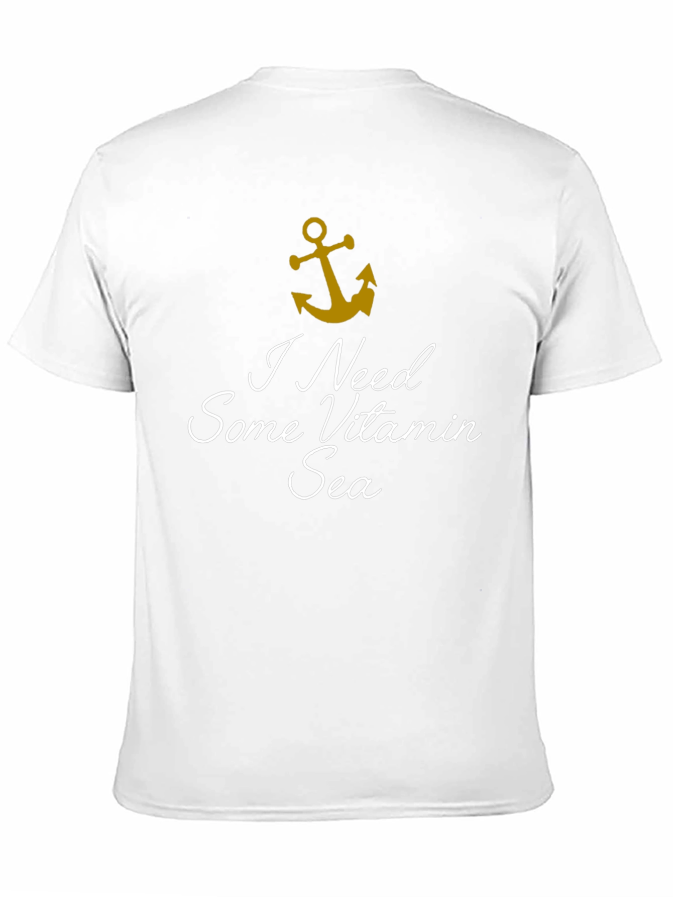 Vitamin Sea Black Cotton T-Shirt
