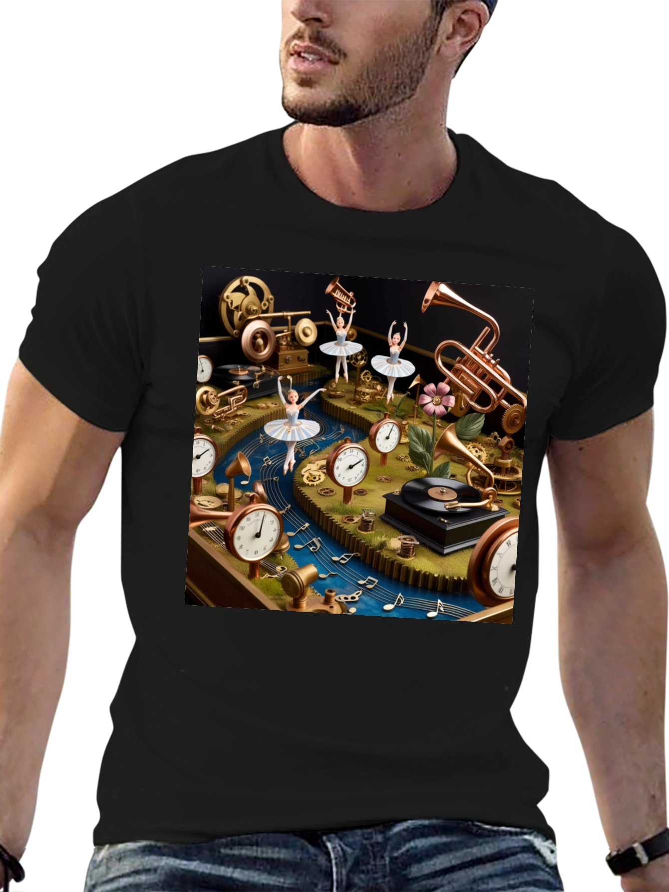 Steampunk Ballerina T-Shirt
