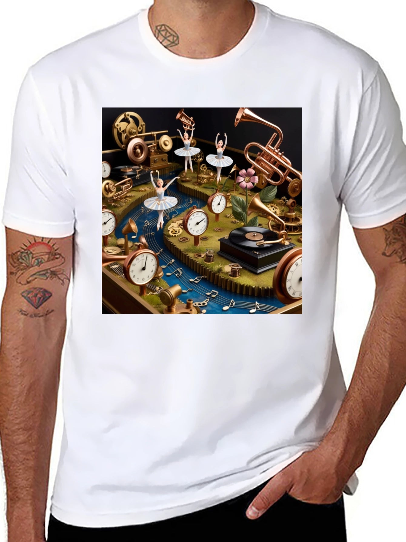 Steampunk Ballerina T-Shirt