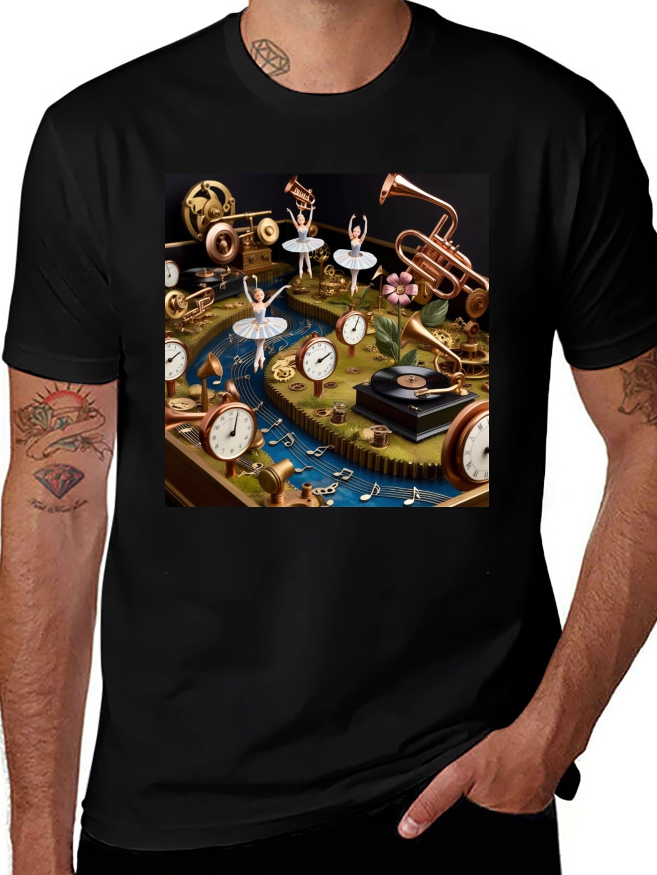 Steampunk Ballerina T-Shirt