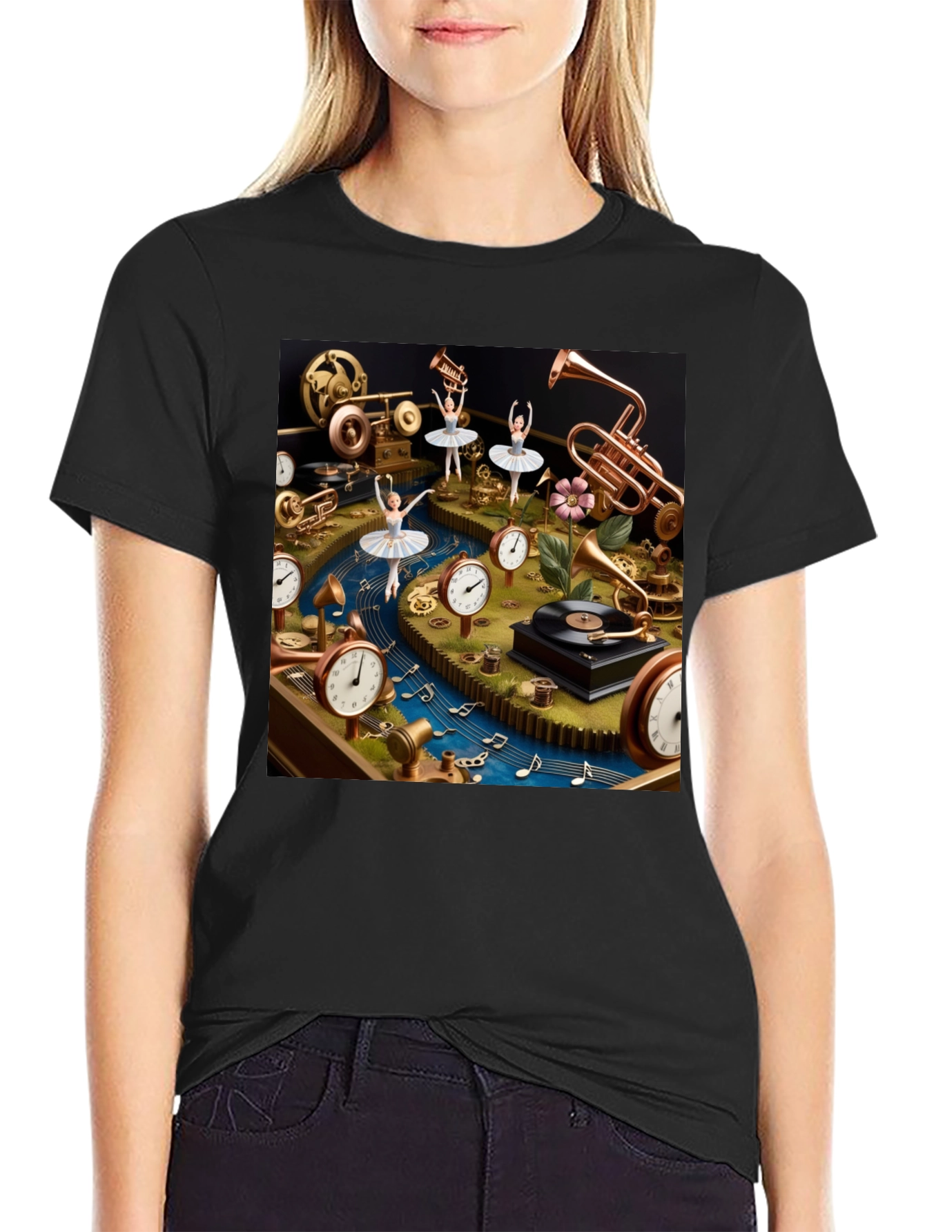 Steampunk Ballerina T-Shirt