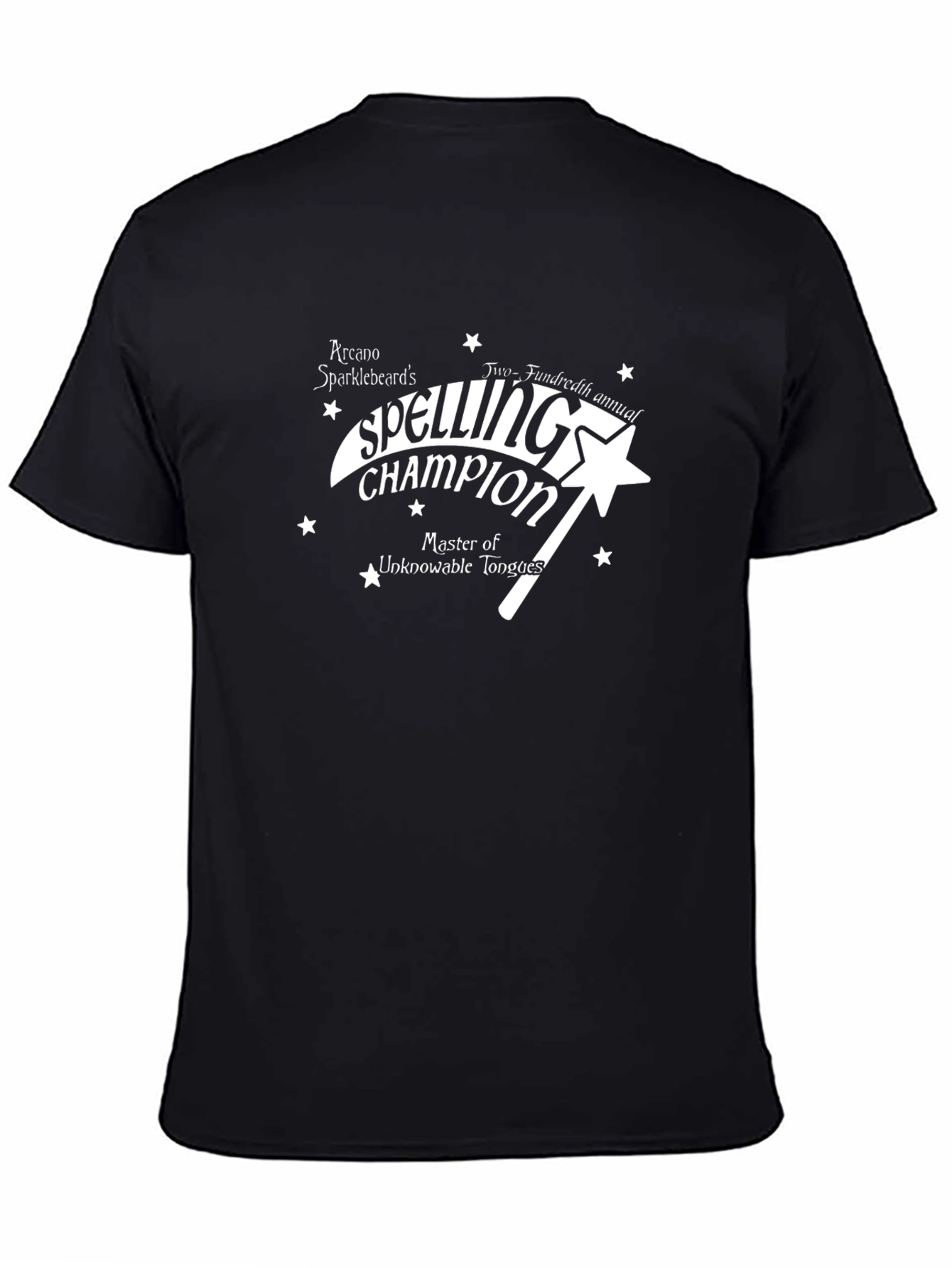 Arcano Sparklebeards Spelling Champion T-Shirt